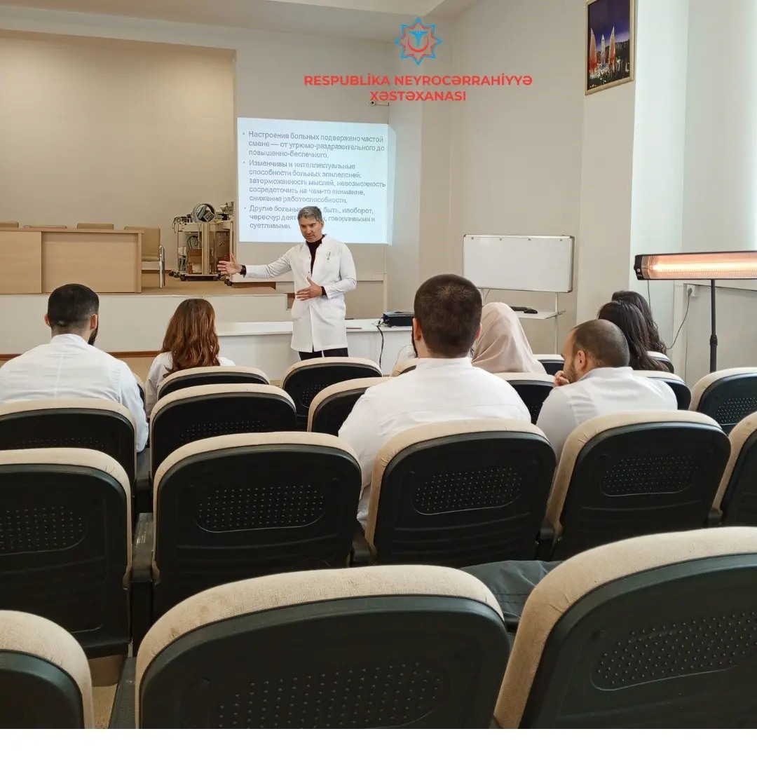  Respublika Neyrocərrahiyyə Xəstəxanasında tələbələrə nevrologiya və neyrocərrahiyyə ixtisası üzrə rotasiyalar keçirilir     
