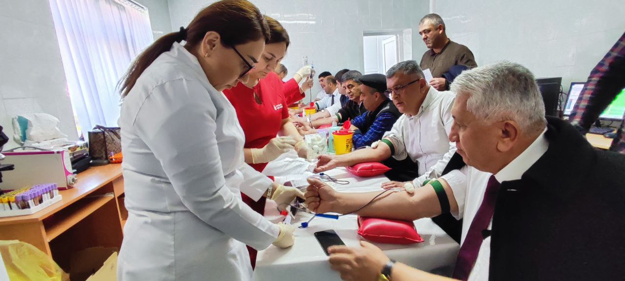 Lerik Rayon Mərkəzi Xəstəxanasında növbəti qanvermə aksiyası keçirilib