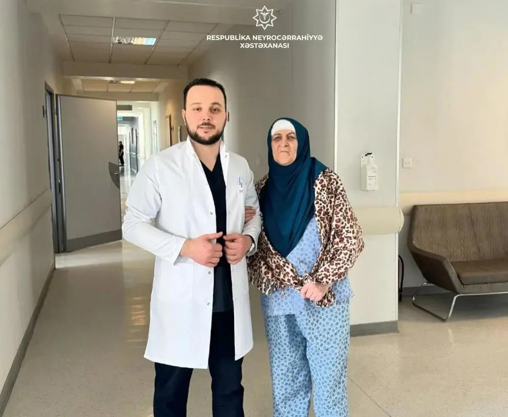  Respublika Neyricərrahiyyə Xəstəxanası: 67 yaşlı pasiyent uğurlu əməliyyatdan sonra ambulator müalicə üçün evə buraxılıb   