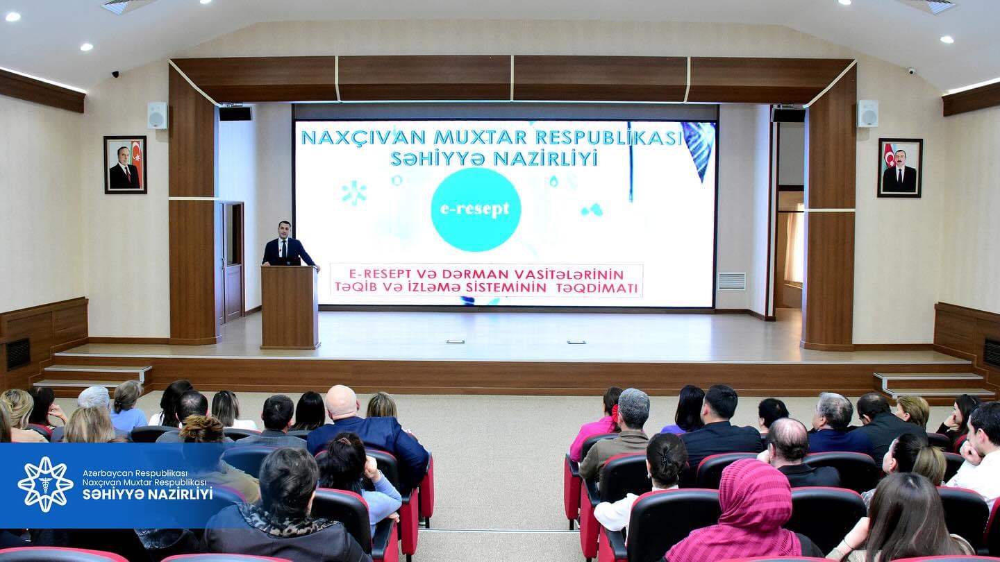Naxçıvanda “Elektron resept” layihəsinin təqdimatı olub