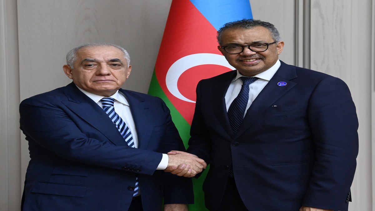 Əli Əsədov ÜST-nin Baş direktoru Tedros Adhanom Qebreyesusla ilə görüşüb