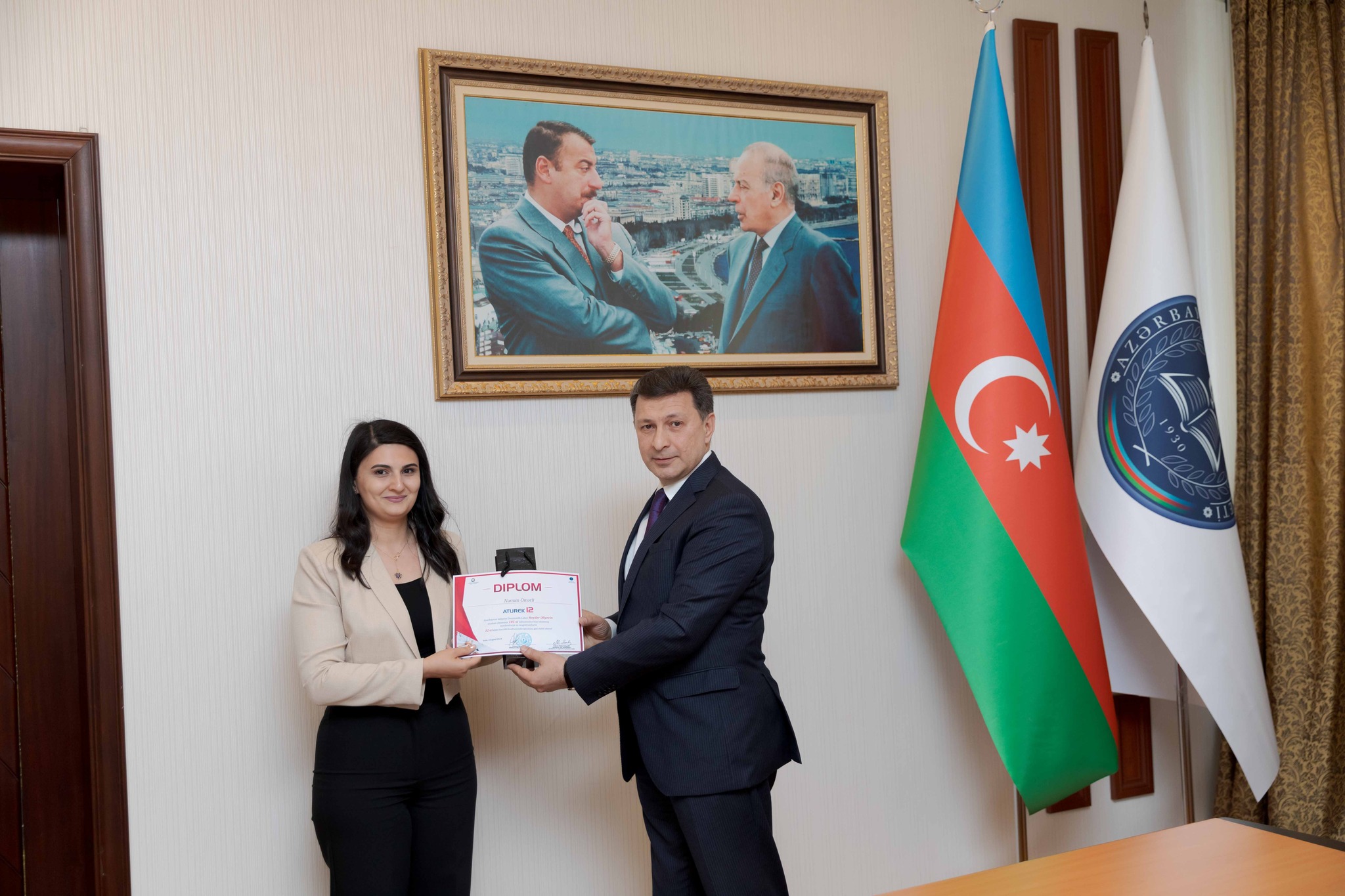  ATUREK-12-nin qaliblərinə diplomlar təqdim olunub   