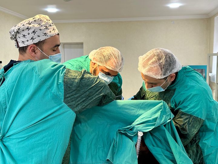 Şirvan ŞMX-da ilk dəfə sağ körpücük sümüyünün metal osteosintez travmatoloji əməliyyatı icra olunub