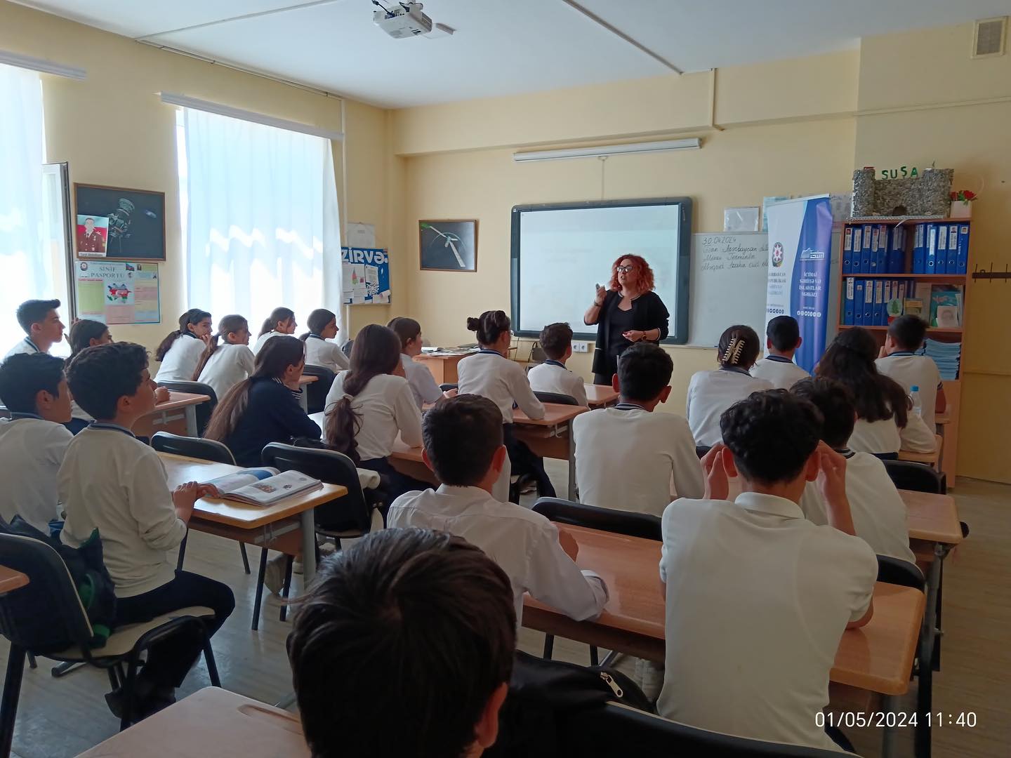 Məktəblərdə “Ağız boşluğunun sağlamlığı və gigiyenası. Sağlam qidalanma” mövzusunda maarifləndirmə tədbirləri təşkil edilib