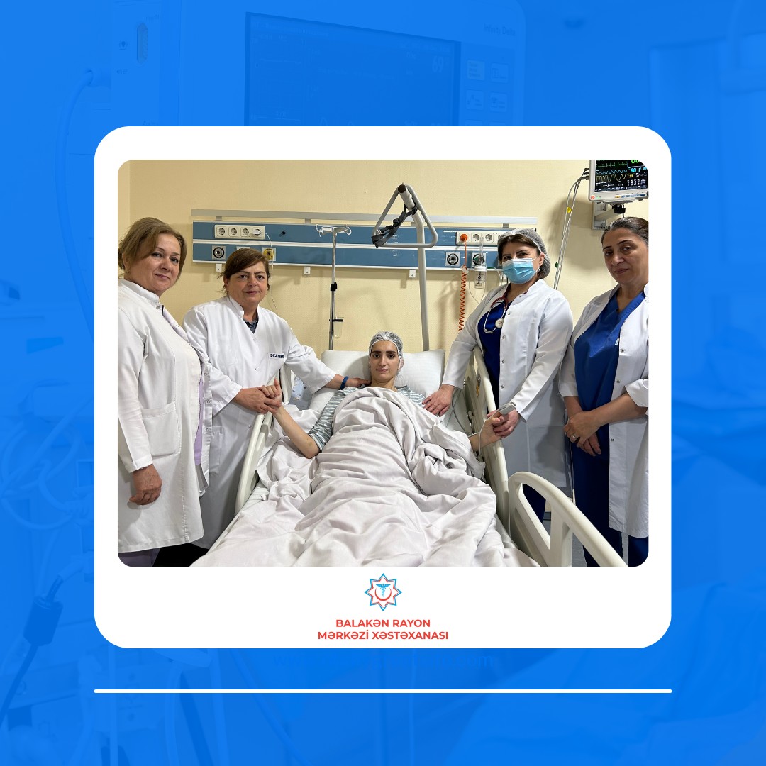 Kəskin pielonefrit diaqnozu ilə Balakən RMX-ya gətirilən xəstə sağlamlığına qovuşub  