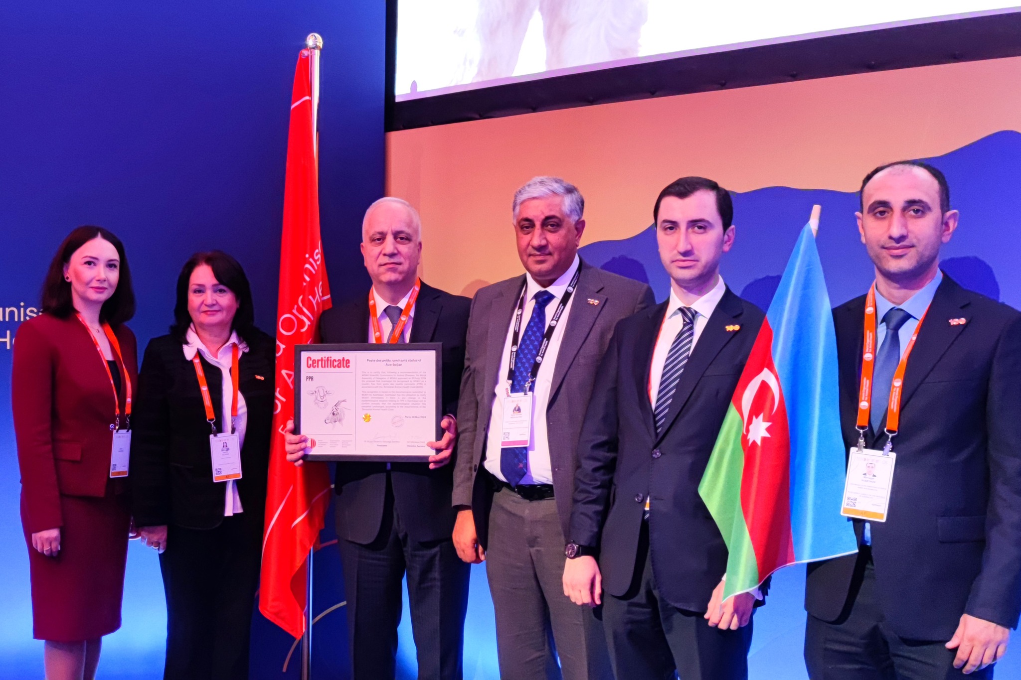  Parisdə keçirilən beynəlxalq tədbirdə Azərbaycan xüsusi sertifikata layiq görülüb   