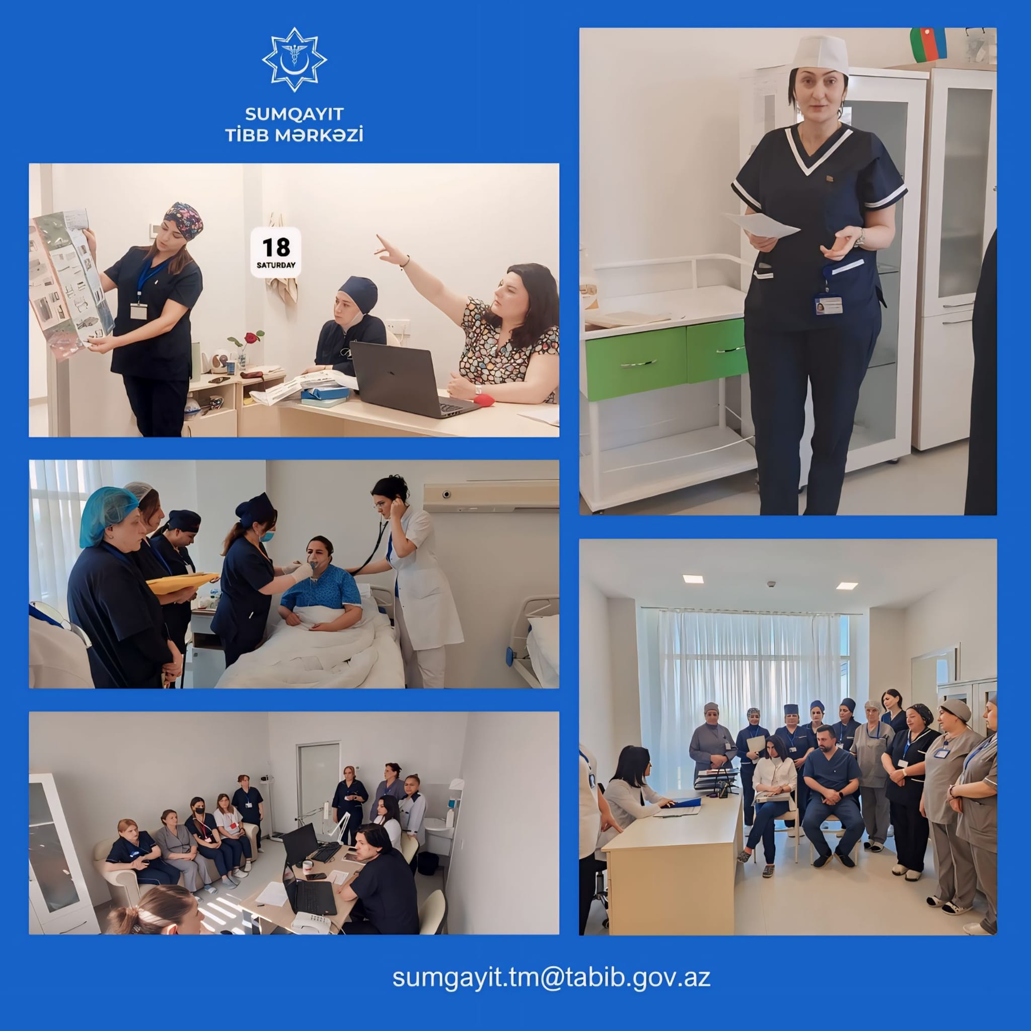 STM-in tibb müəsisələrində “Kliniki protokolların tətbiqi” mövzusunda təlimlər davam etdirilir
