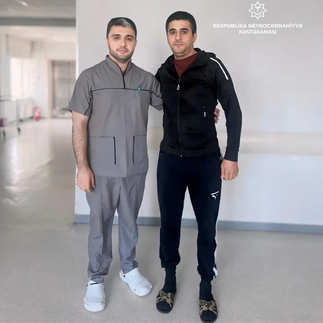 Yeriyişin pozulması şikayətləri ilə Neyrocərrahiyyə Xəstəxanasına müraciət edən hərbi qulluqçu sağlamlığına qovuşub