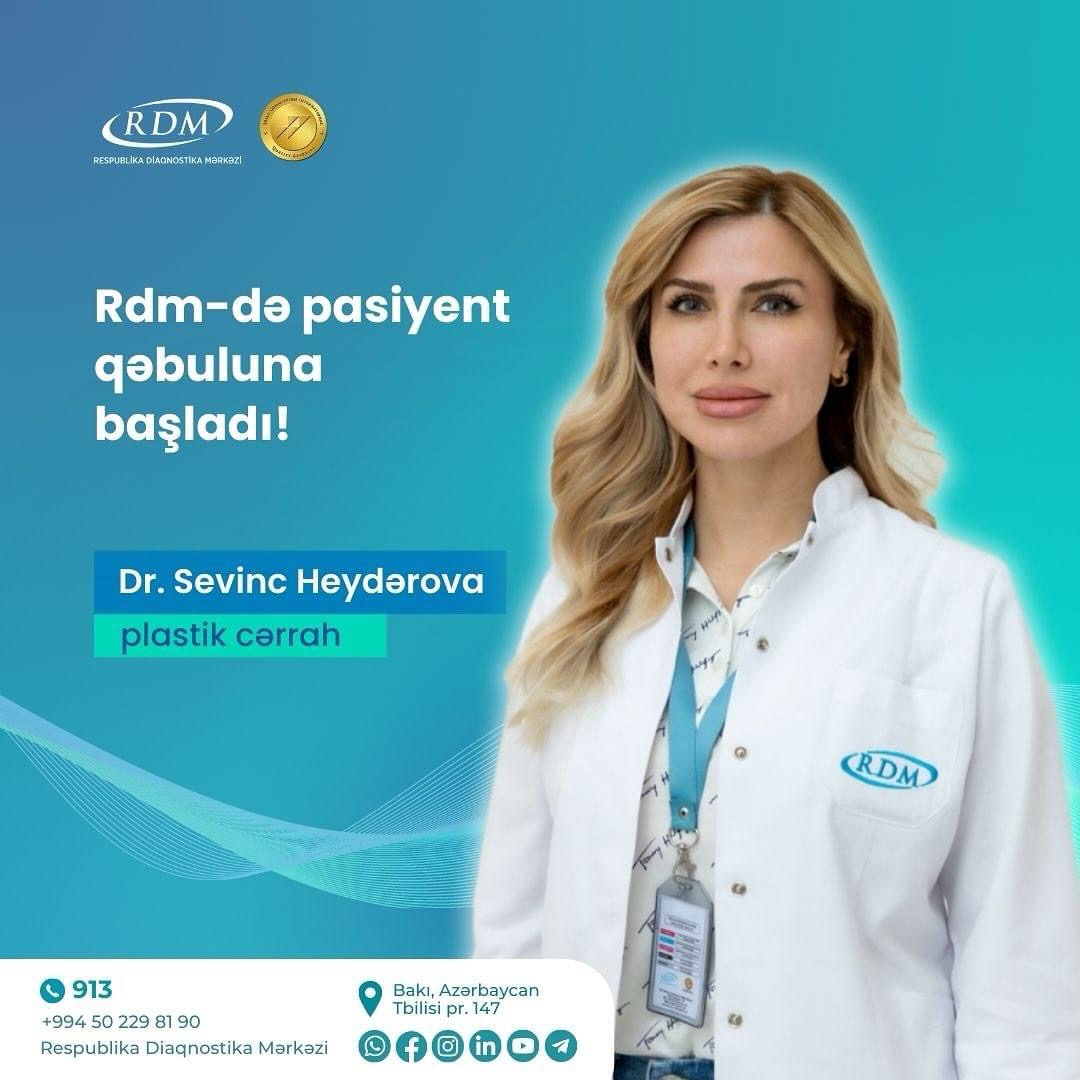 Uzman həkim Respublika Diaqnostika Mərkəzində fəaliyyətə başlayıb