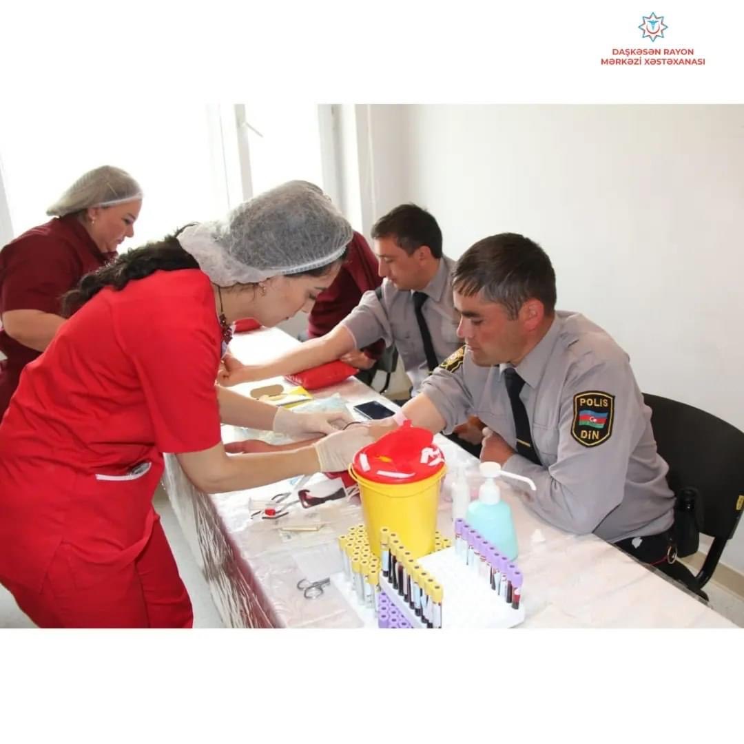 Daşkəsən Rayon Mərkəzi Xəstəxanasında növbəti qanvermə aksiyası keçirilib