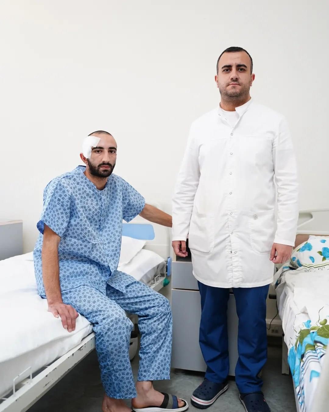 Quba RMX-ya açıq kəllə-beyin travması ilə daxil olan xəstə uğurla əməliyyat olunub