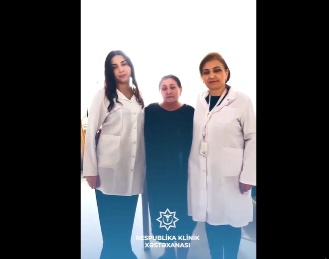  Kəskin allergik övrə əlamətləri ilə Respublika Klinik Xəstəxanasına müraciət edən 68 yaşlı pasiyent sağlamlığına qovuşub   