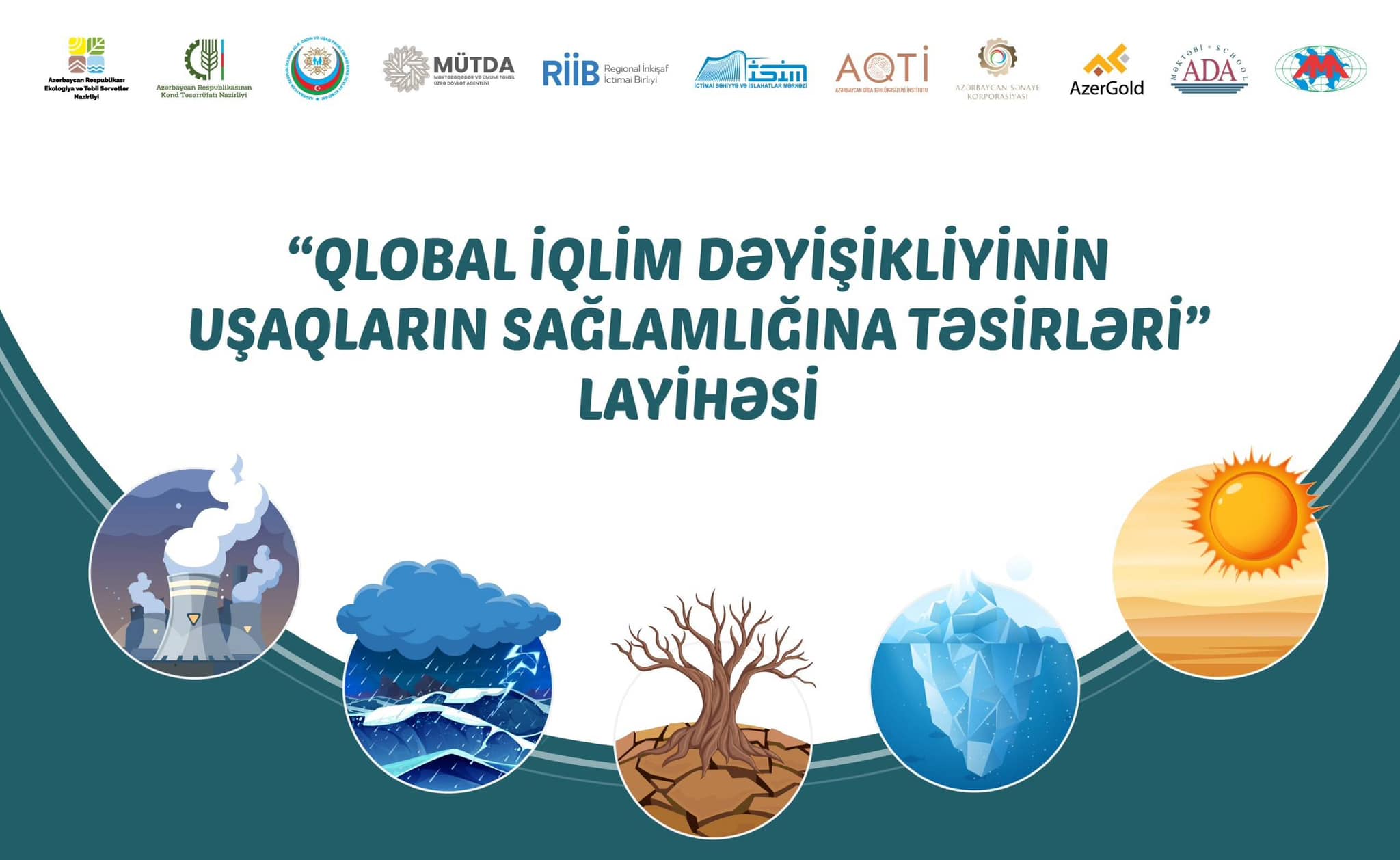  “İqlim dəyişikliyinin uşaqların sağlamlığına təsirləri” mövzusunda məktəblilər arasında ümumrespublika layihə müsabiqəsi elan edilir   