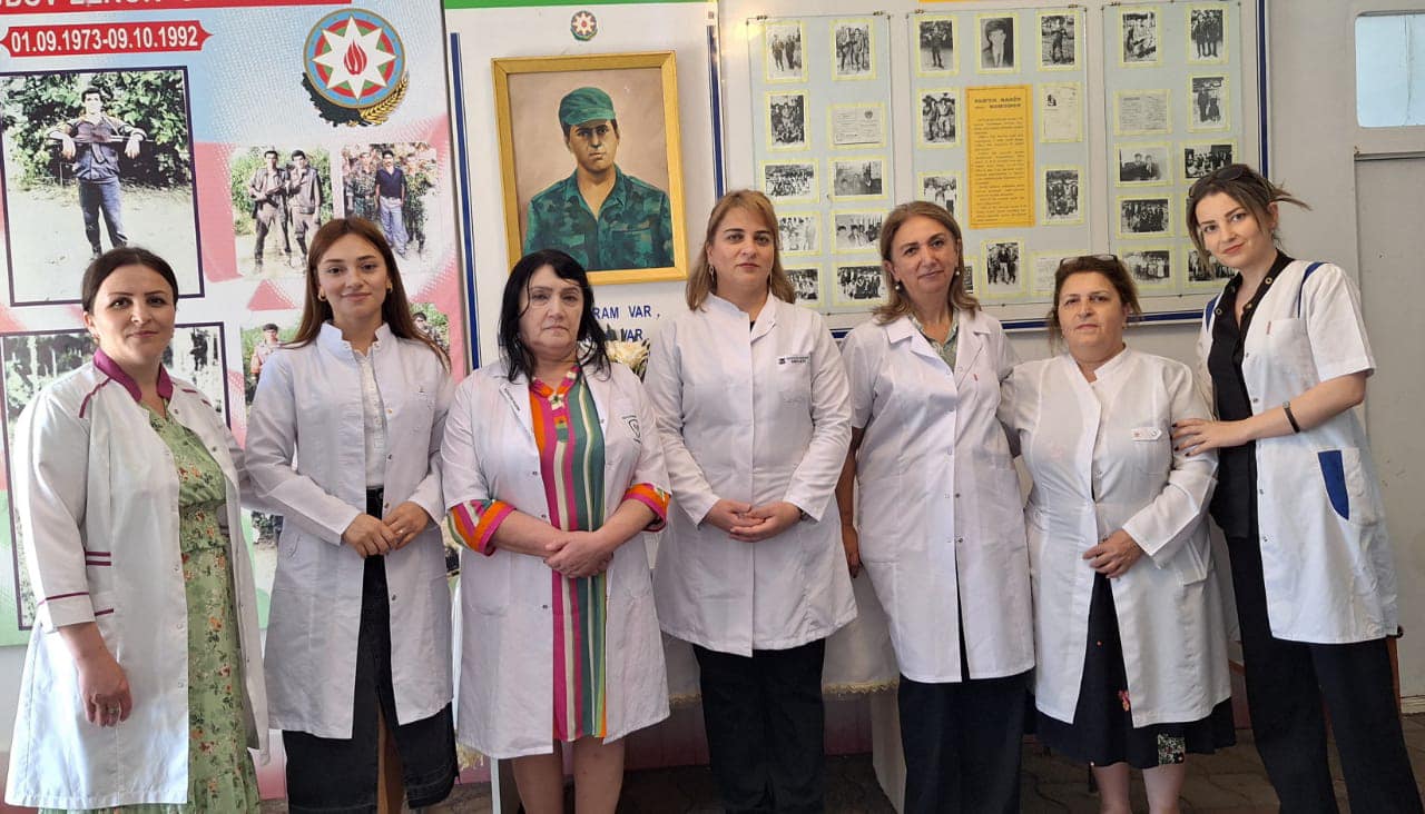 Salyanın Sarvan kənd həkim məntəqəsində sakinlərin tibbi müayinəsi təşkil olunub