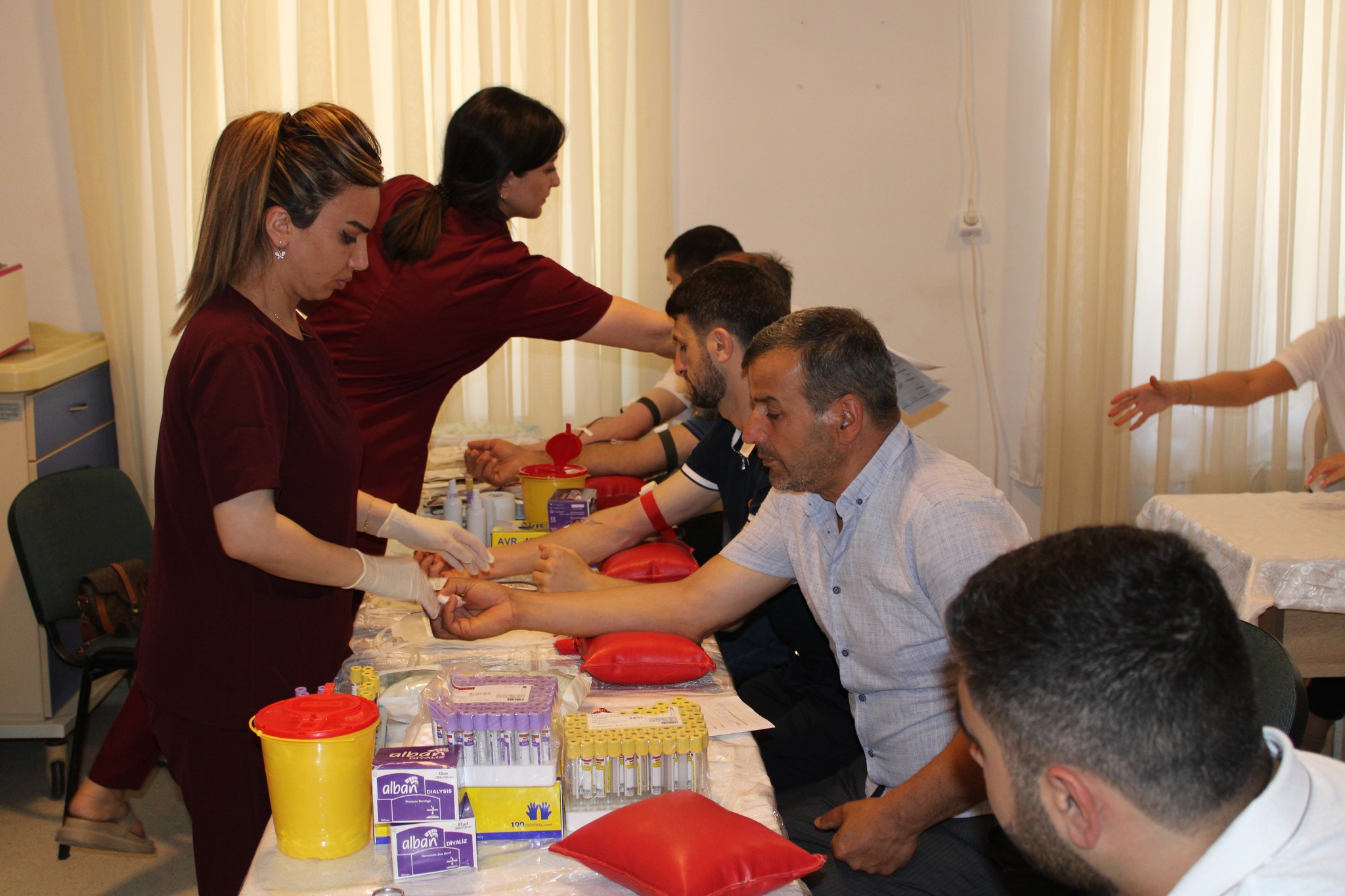 Saatlı Rayon Mərkəzi Xəstəxanasında qanvermə aksiyası keçirilir  