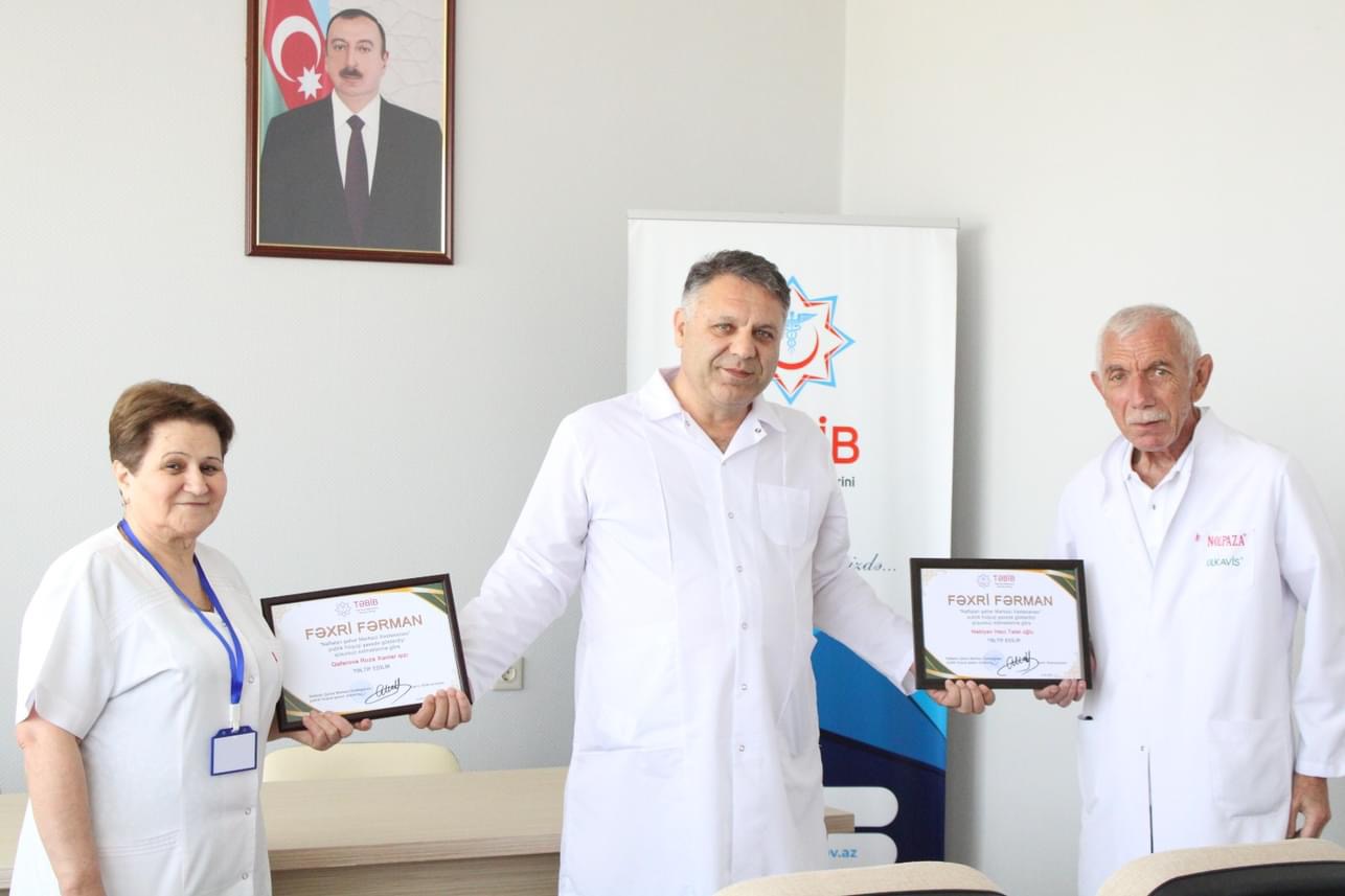 Naftalanda Tibb İşçilərinin Peşə Bayramı Günü münasibətilə tədbir keçirilib