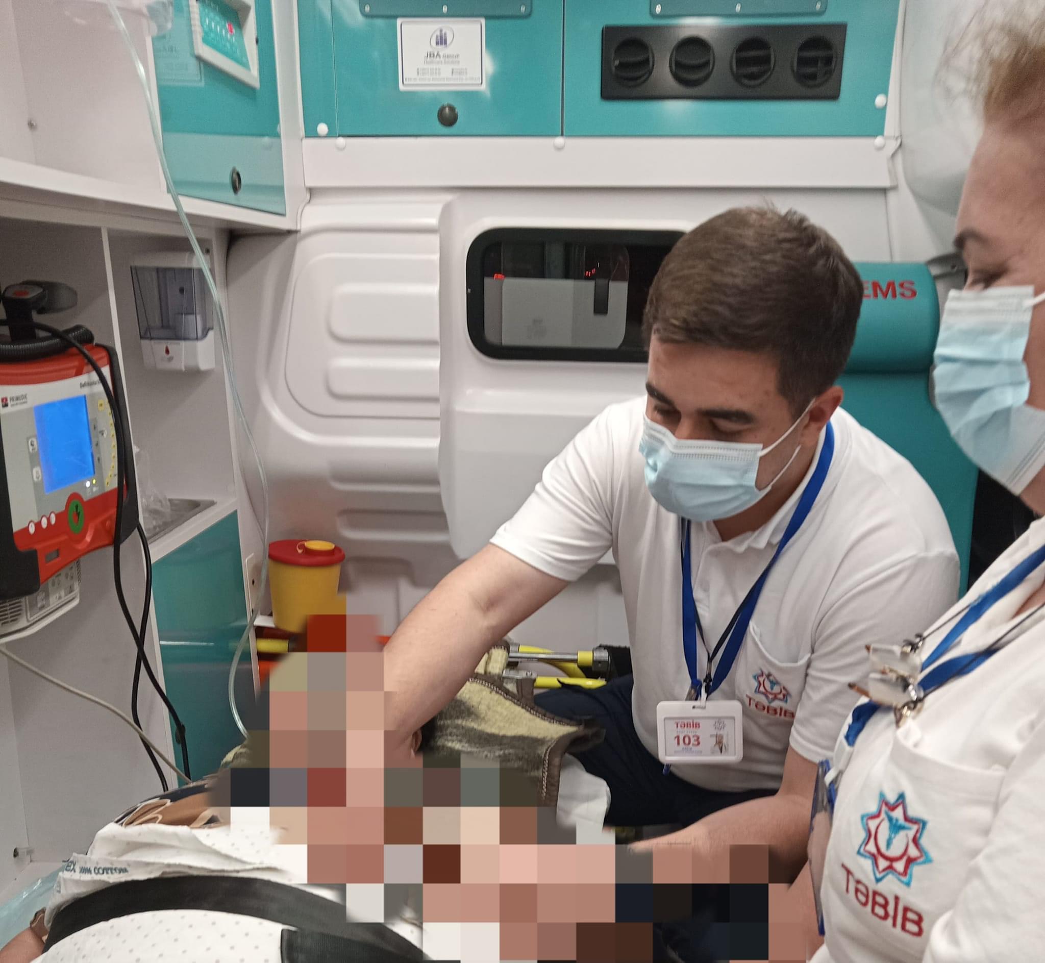 Xəstə səhhətində ağırlaşma yaranmadan uğurla hospitalizasiya olunub