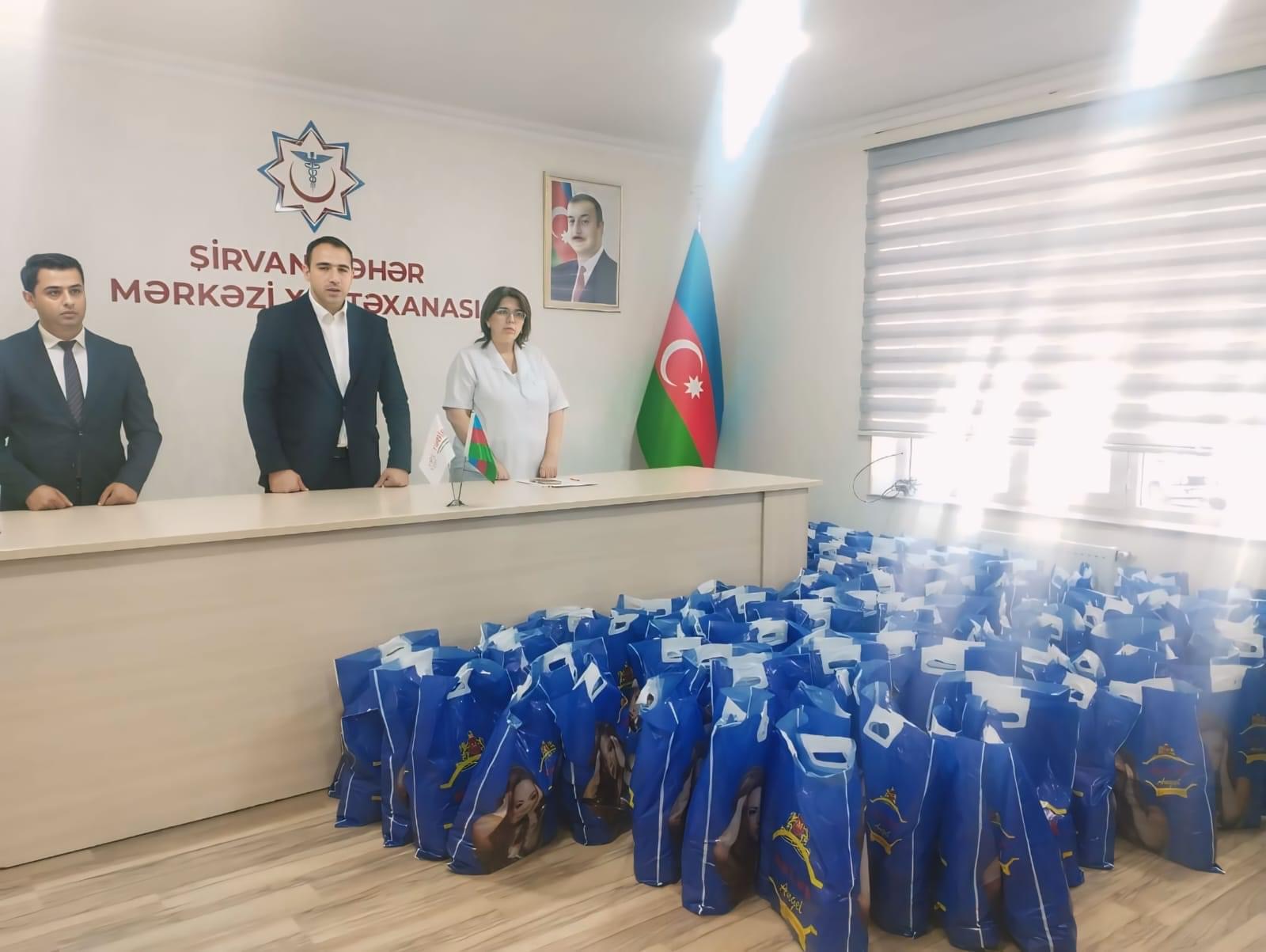 Şirvan Şəhər Mərkəzi Xəstəxanasında Qurban bayramı münasibətilə tədbir təşkil olunub