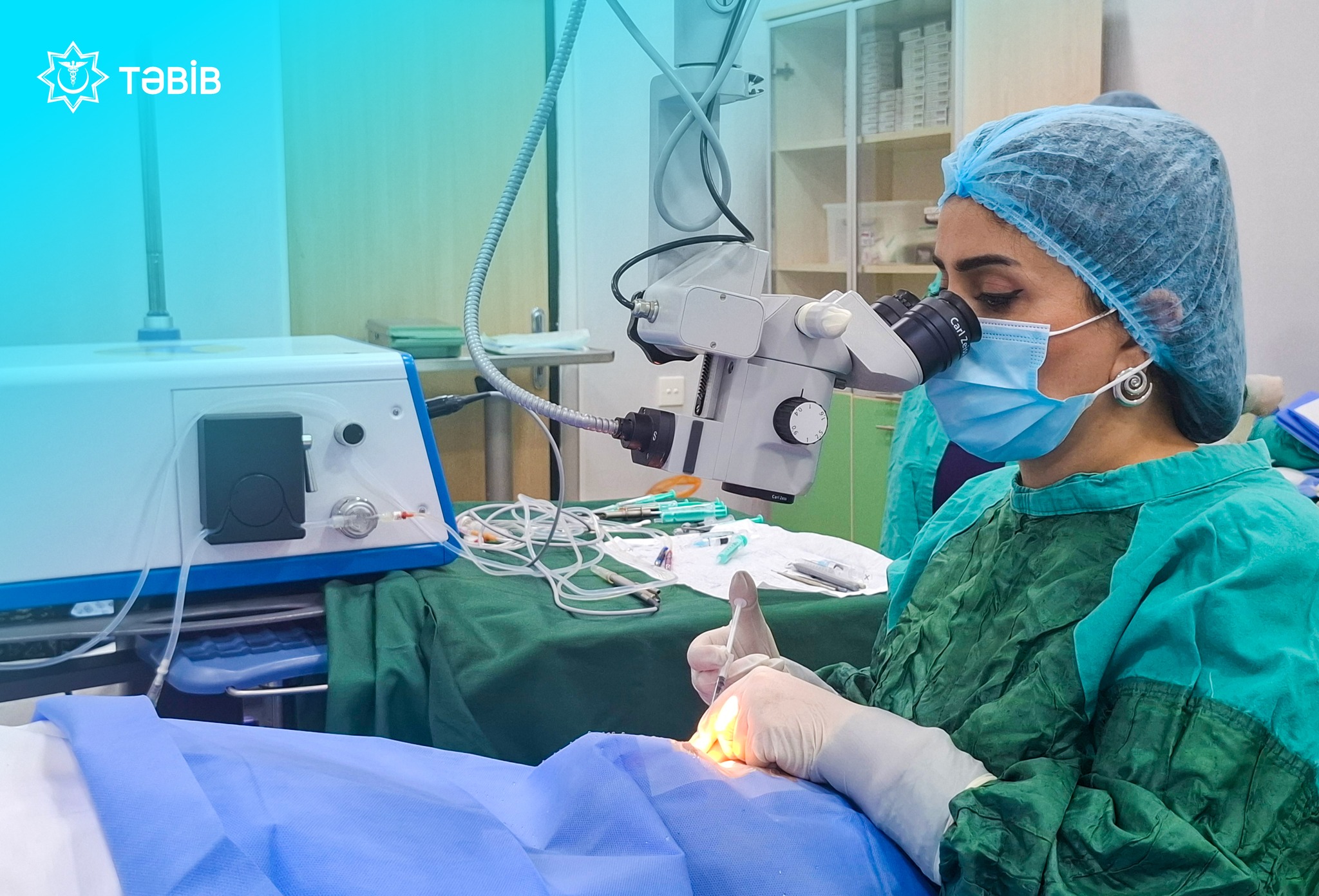  Şirvan ŞMX-da kataraktanın ultrasəs fakoemulsifikasiyası və intraokulyar linzanın implantasiyası əməliyyatlarına başlanılıb   