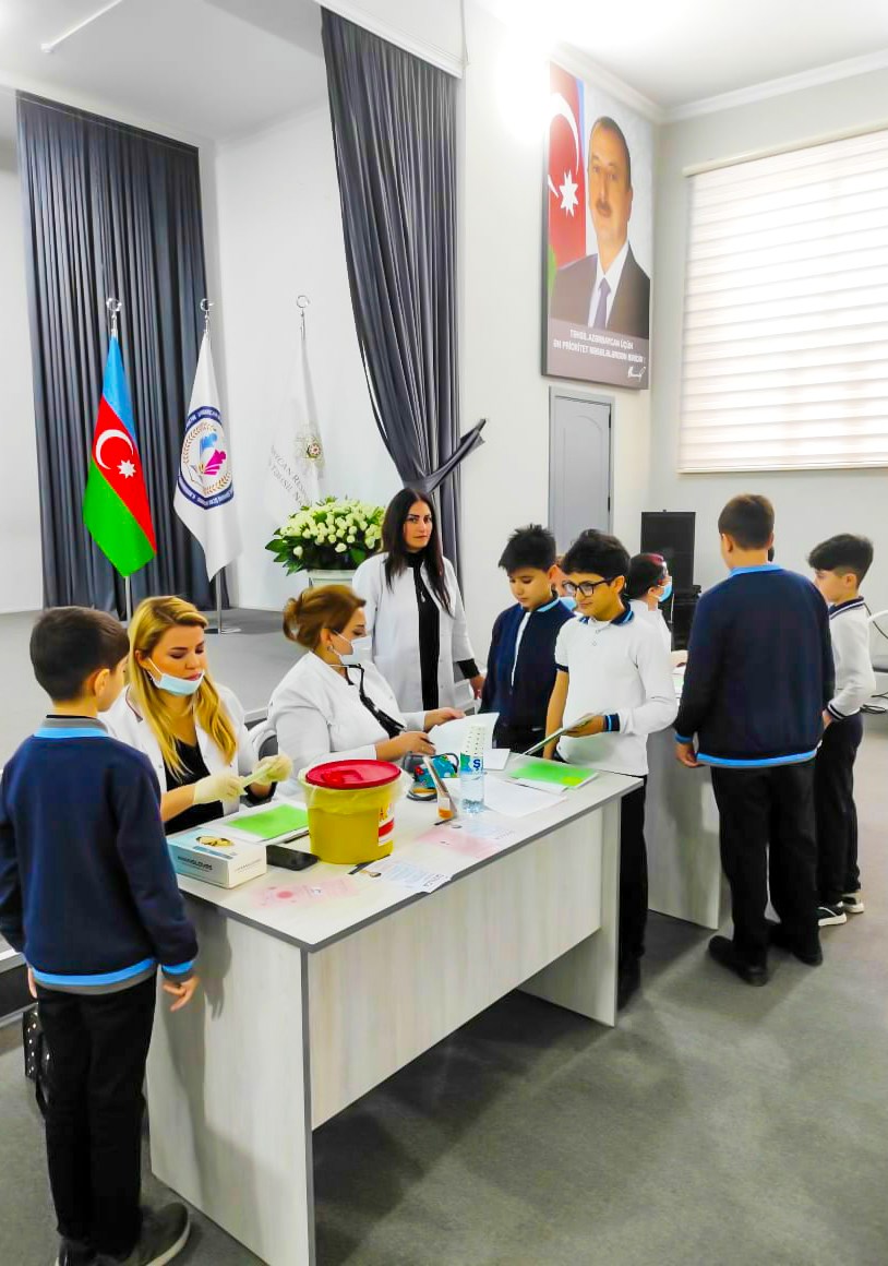  Bakı şəhəri üzrə yanvar-fevral aylarında 125 mindən çox uşaq icbari dispanserizasiyaya cəlb olunub   