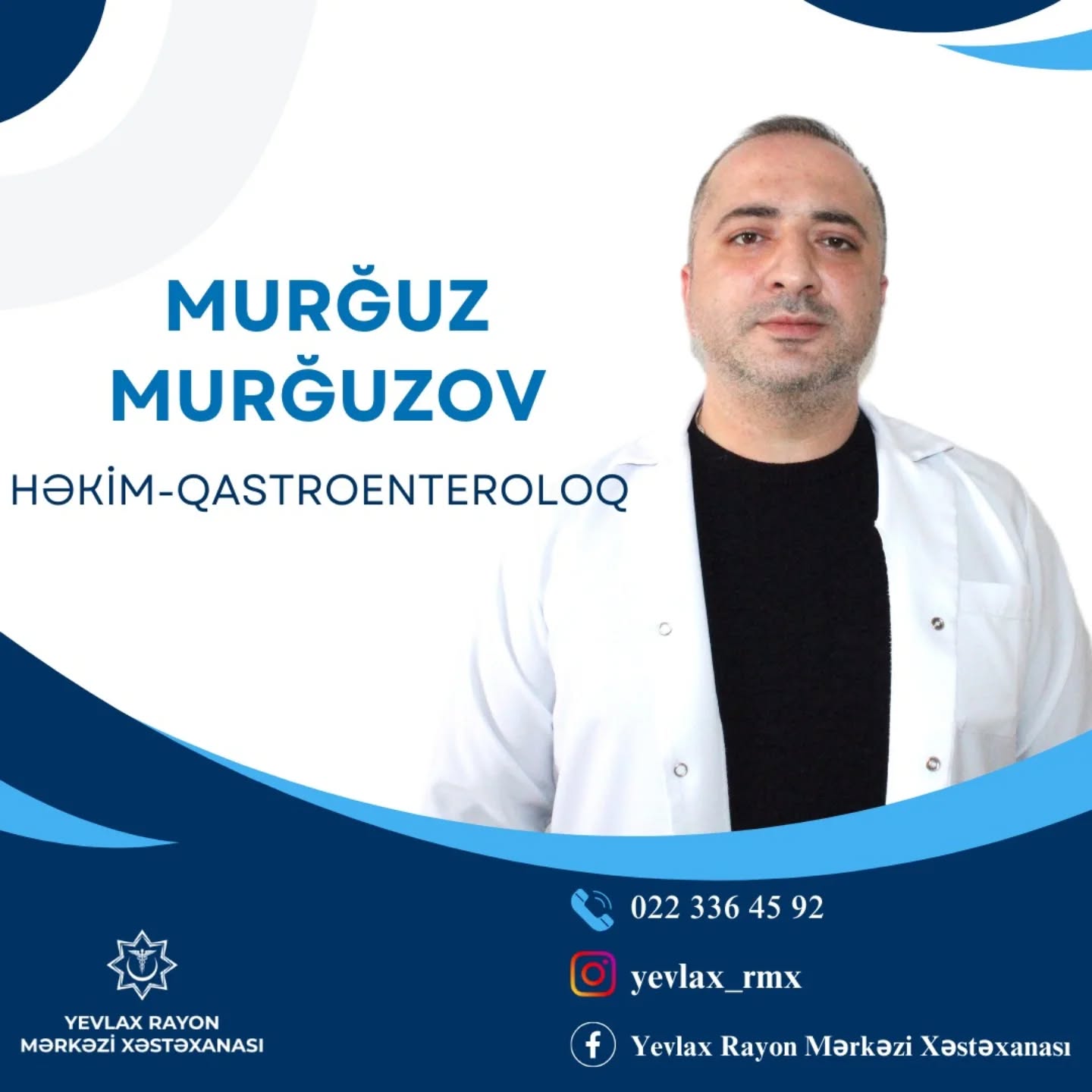 Yevlax RMX-nın qastroenteroloqu Murğuz Murğuzov - Həkimlərimizi tanıyaq!