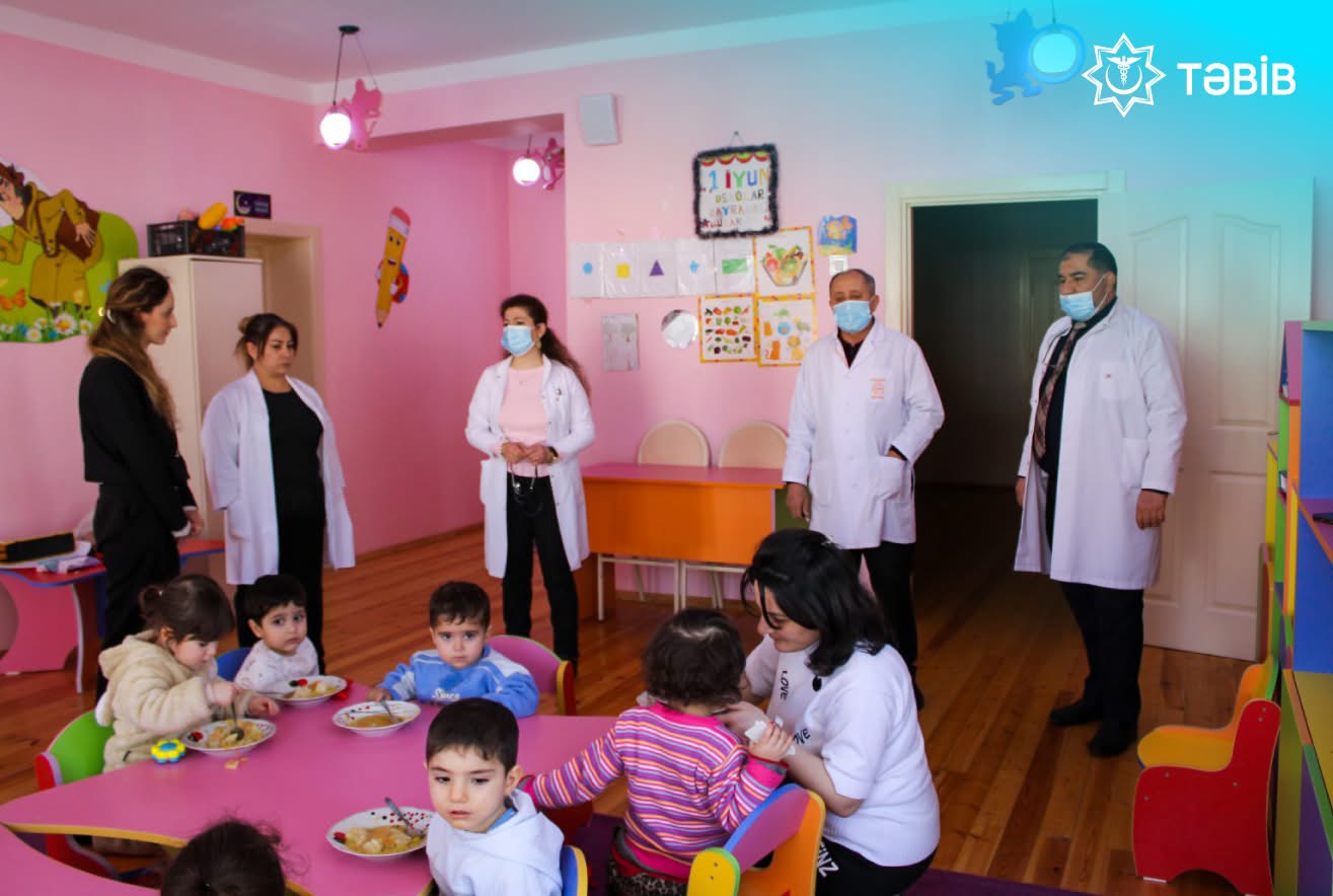 Uşaqların icbari dispanserizasiyası çərçivəsində 1200-dən çox uşaq ilkin müayinələrə cəlb olunub