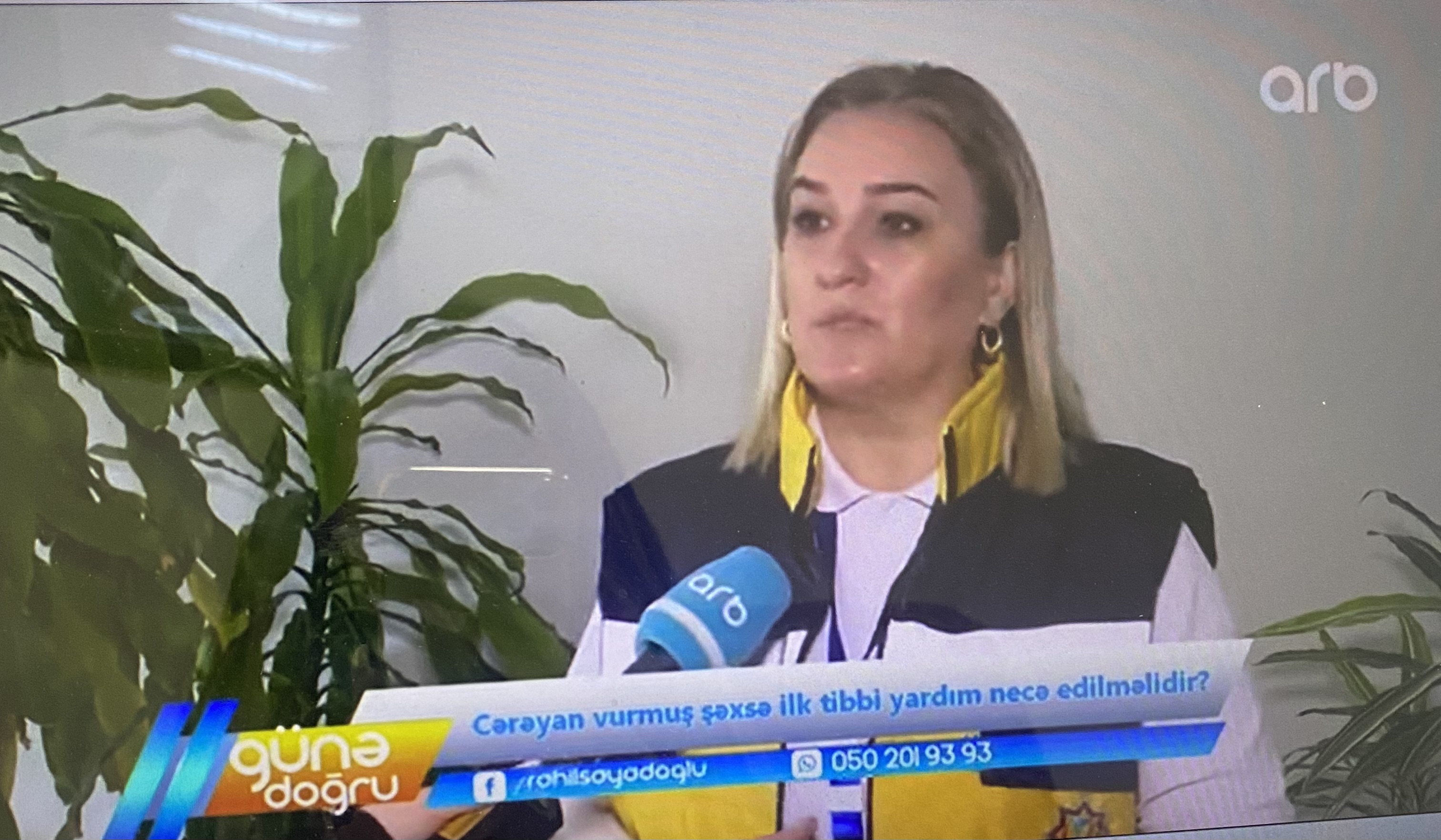 Sabunçu Təcili və Təxirəsalınmaz Tibbi Yardım Stansiyasının həkimi ARB kanalına müsahibə verib