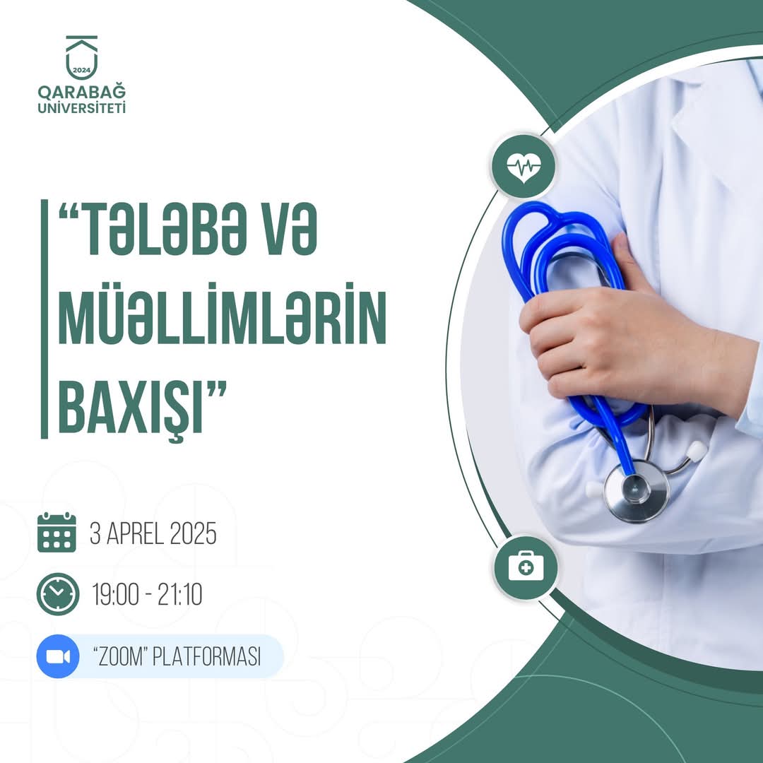   Qarabağ Universitetinin Klinikası vebinar keçirəcək    