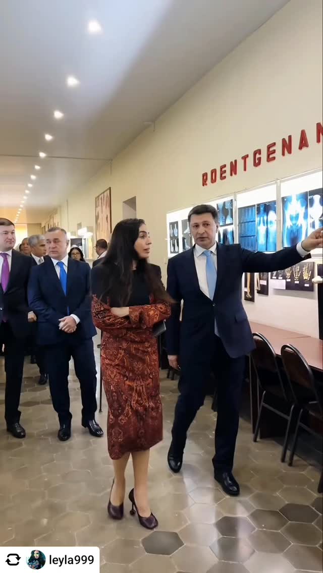 Heydər Əliyev Fondunun vitse-prezidenti Leyla Əliyeva ATU-nun Anatomiya Muzeyini ziyarət edib