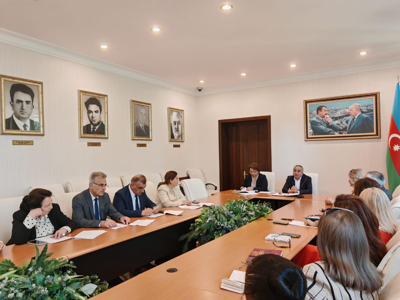 ATU-da  Təhsil ixtisasları qrupu üzrə işçi qrupun iclası keçirilib