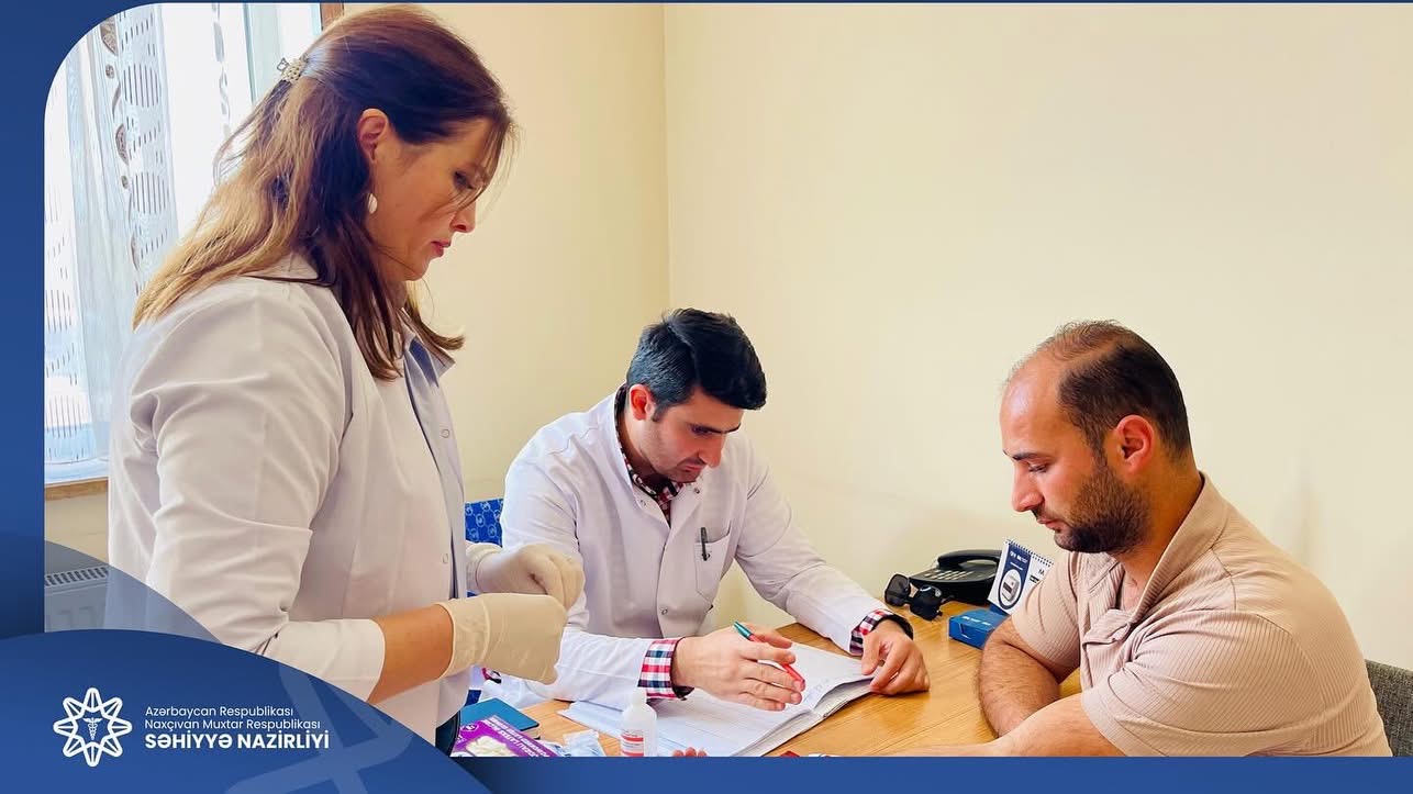 Naxçıvan Ağciyər Xəstəlikləri Dispanserinin mütəxəssisləri tərəfindən Babək RMX-da flüoroqrafik müayinələr aparılıb