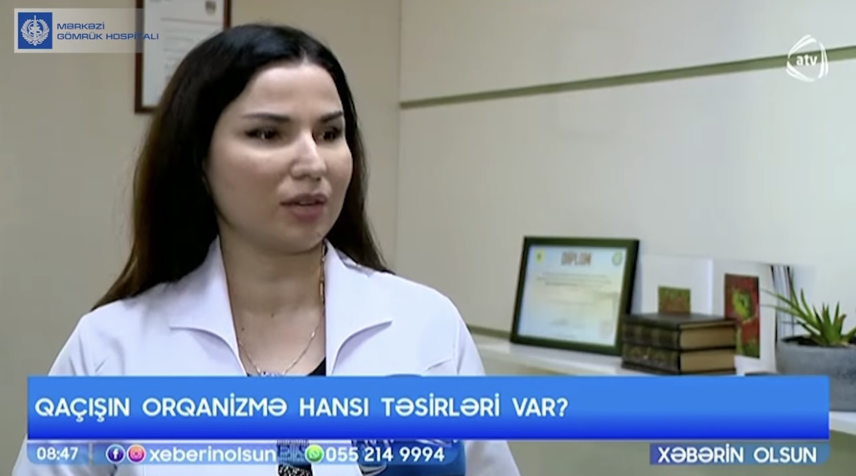 Mərkəzi Gömrük Hospitalının həkimi ATV-nin 