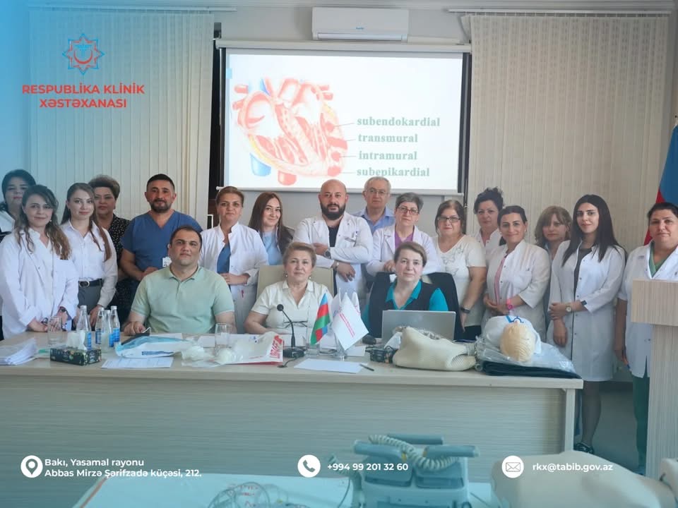 “Kardiovaskulyar təkmil həyat dəstəyi” mövzusunda təlim keçirilib