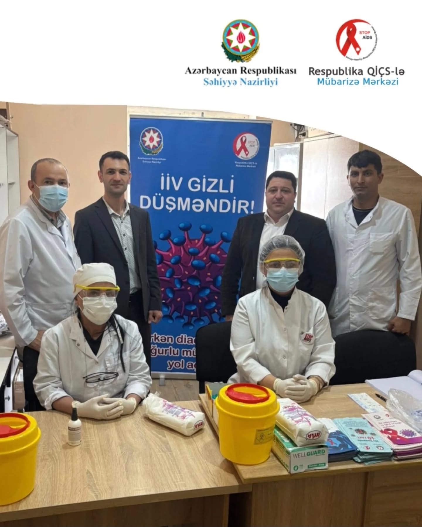 Cəzaçəkmə müəssisəsində İİV-in erkən aşkarlanması üçün müayinələr aparılıb