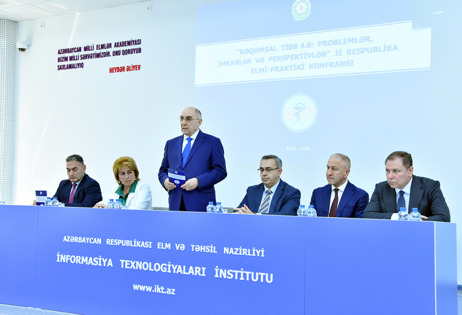 “Rəqəmsal tibb 4.0: problemlər, imkanlar və perspektivlər” respublika elmi-praktiki konfransı keçirilib