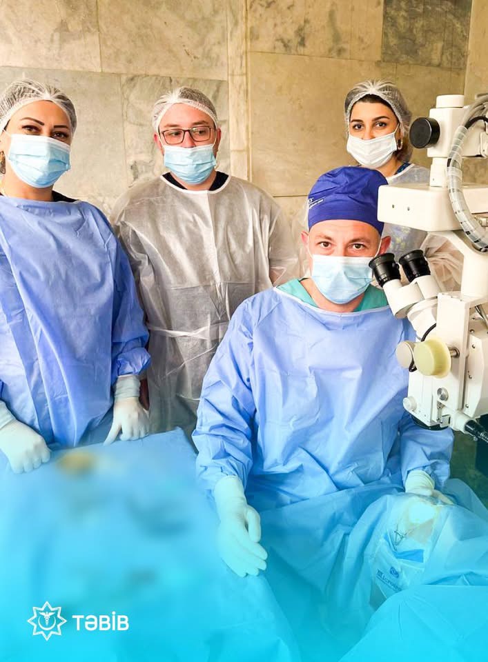 Gəncə Şəhər Birləşmiş Xəstəxanasında Paul qlaukoma implantasiya əməliyyatlarının icrasına başlanılıb