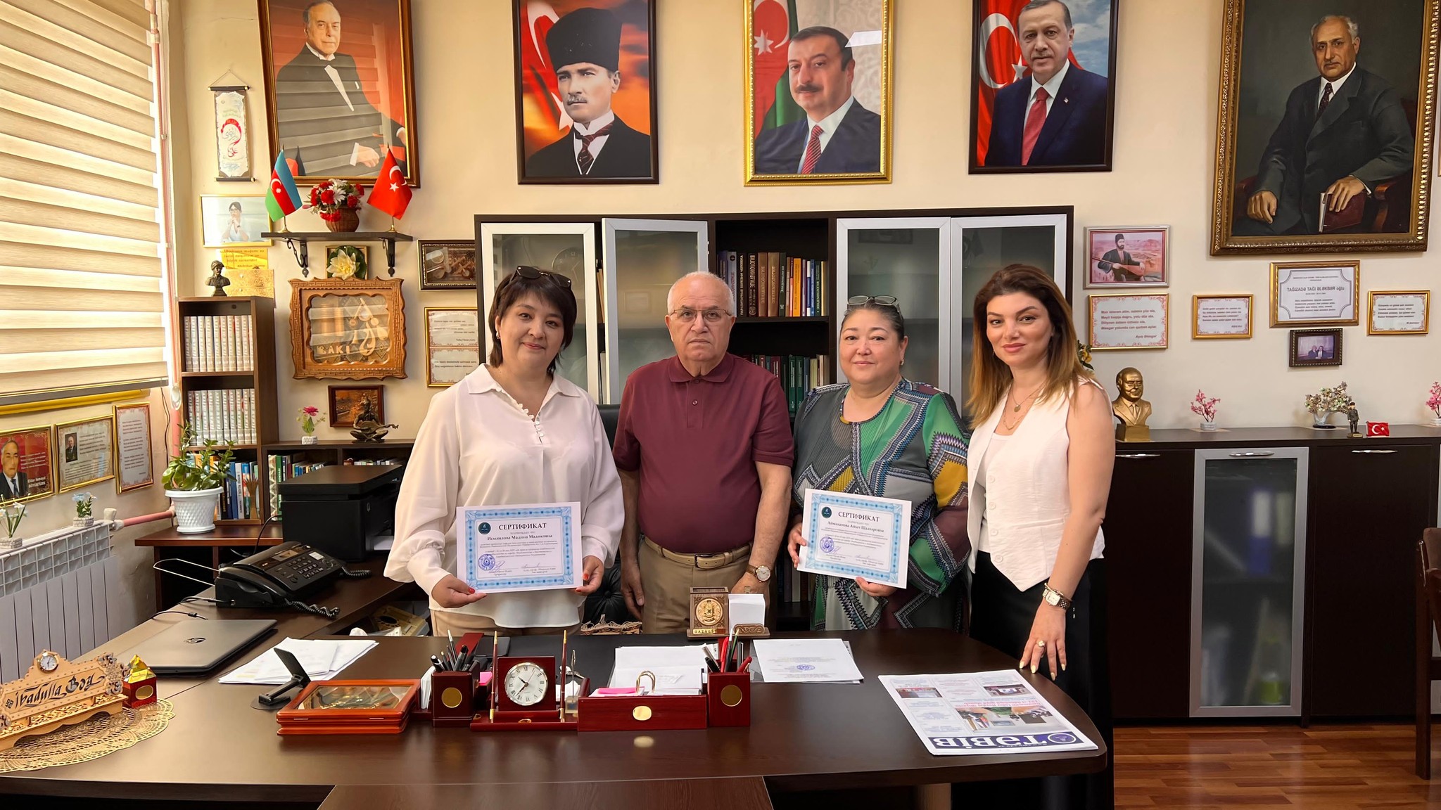  Qazaxıstanlı müəllimlər ATU-da akademik fəaliyyət göstəriblər   