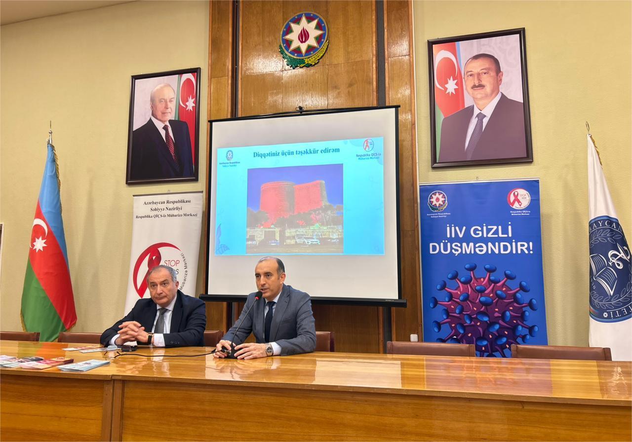 Azərbaycan Tibb Universitetində İİV-lə bağlı maarifləndirmə aksiyası keçirilib