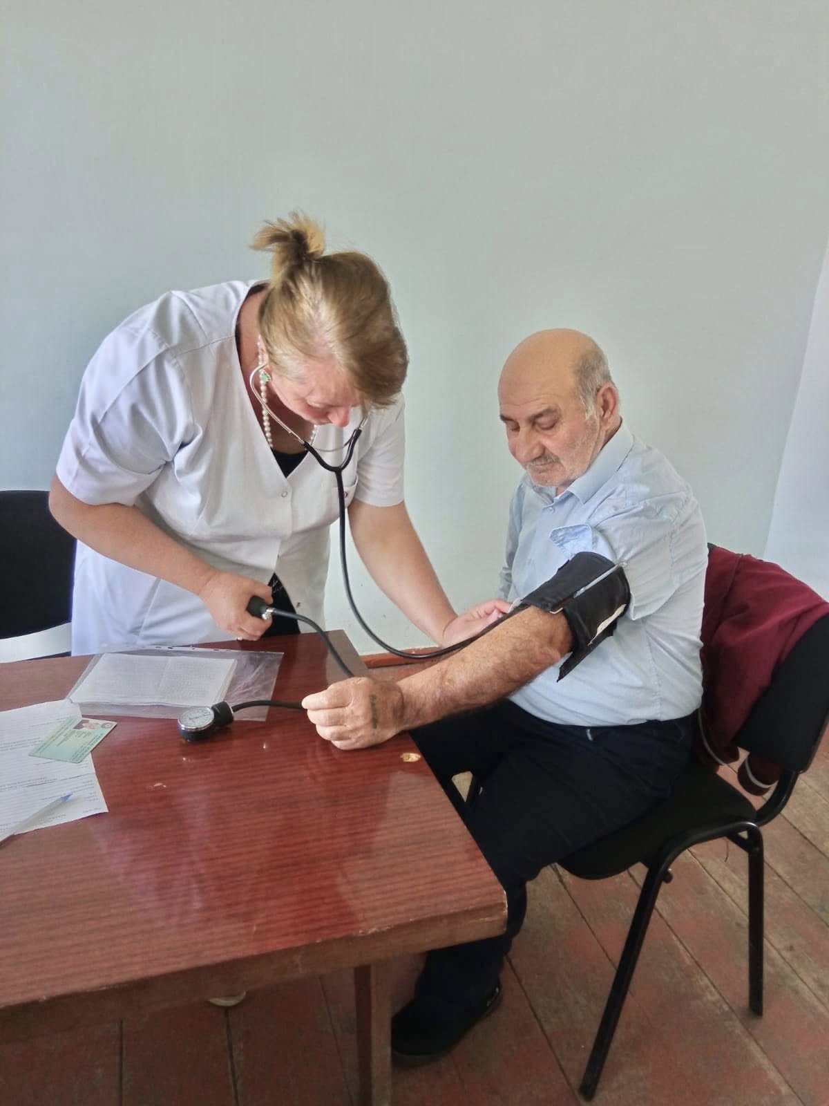 Oğuz rayonunun Maluq, Böyük Söyüdlü, Çaldaş və Qarabulaq kənd sakinləri tibbi müayinələrə cəlb edilib - AKSİYA