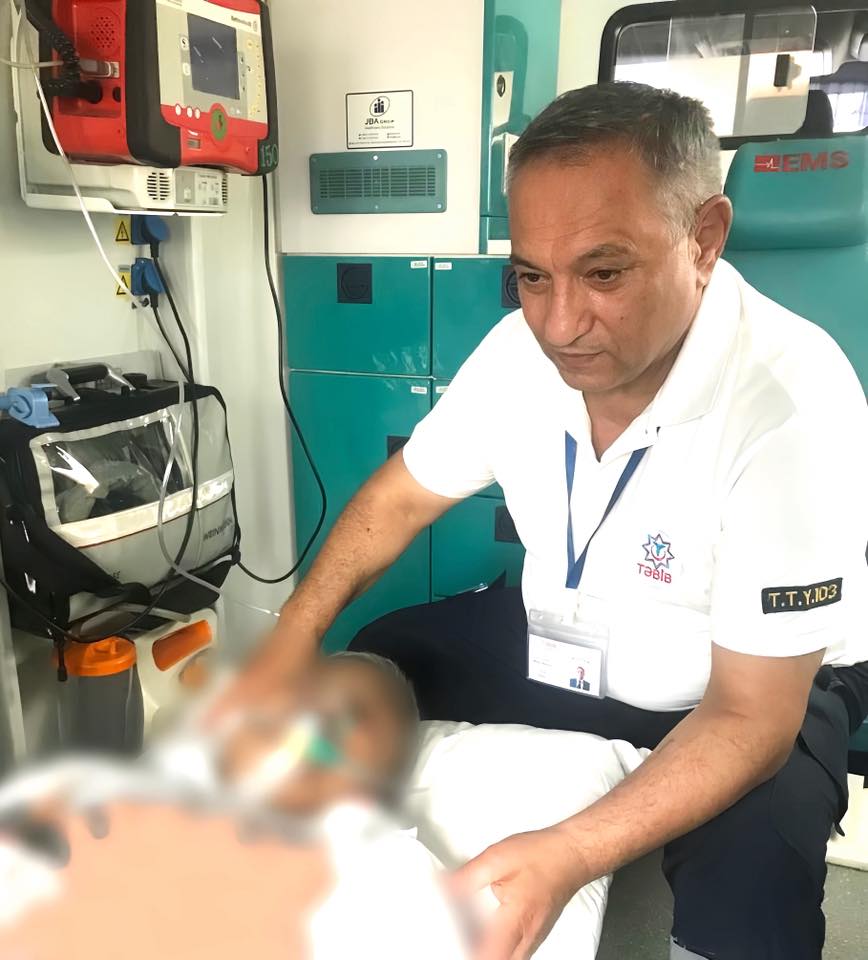 Xəstə kəskin miokard infarktı diaqnozu ilə Mərkəzi Klinik Xəstəxanaya hospitalizasiya olunub