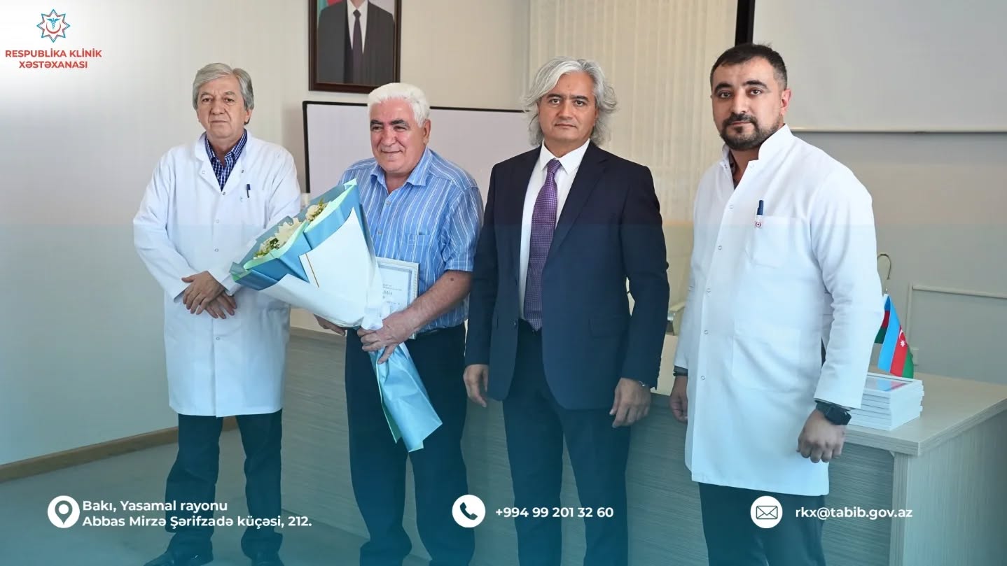 Yaş həddi ilə bağlı təqaüdə çıxan əməkdaşlara təşəkkürnamələr təqdim olunub