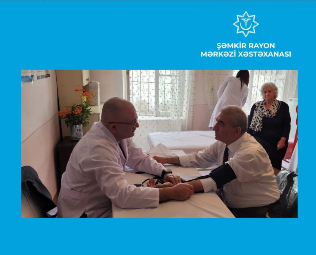  Şəmkirin Bayramlı kənd sakinlərinin tibbi müayinəsi aparılıb