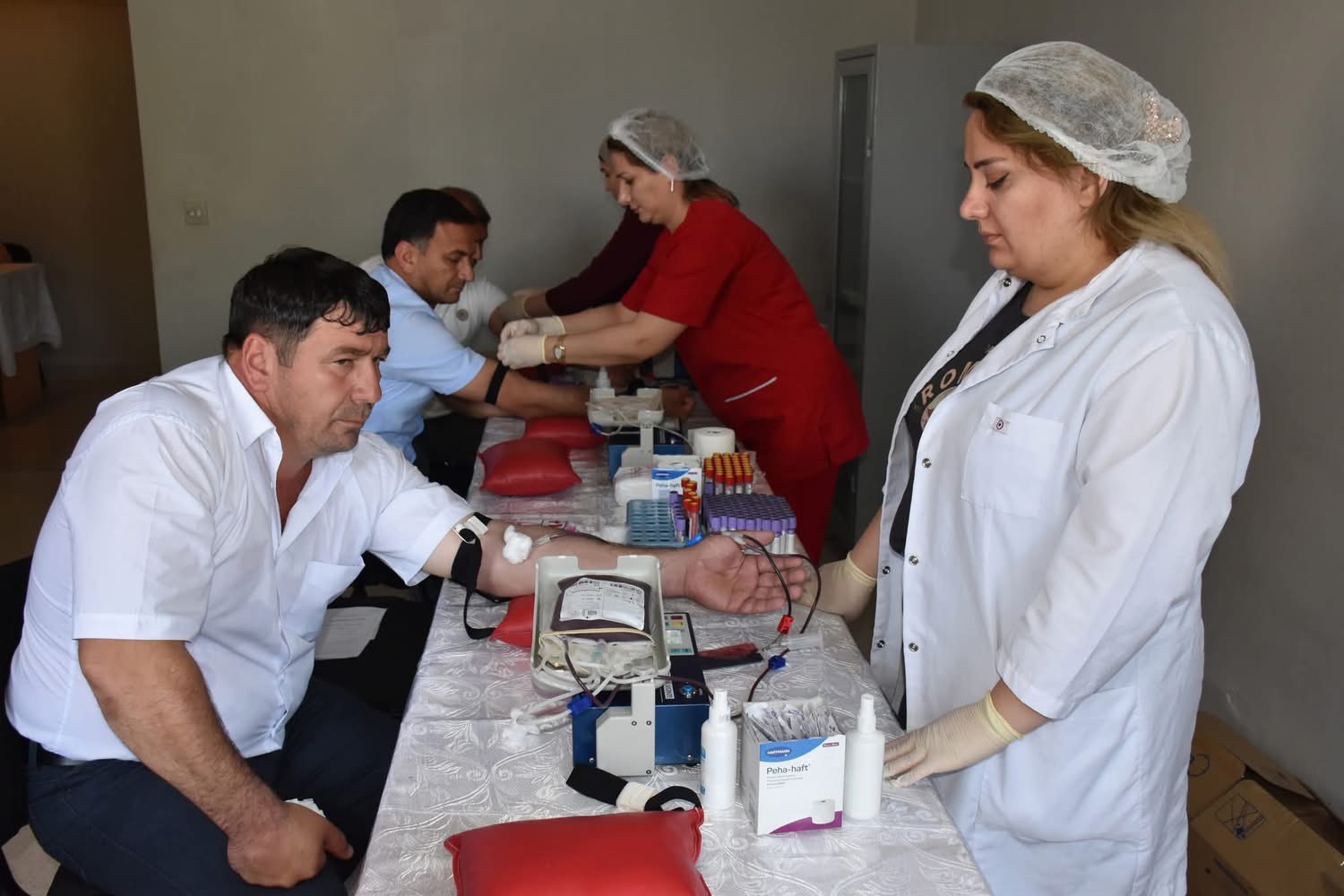 İmişli Rayon Mərkəzi Xəstəxanasında qanvermə aksiyası keçirilib