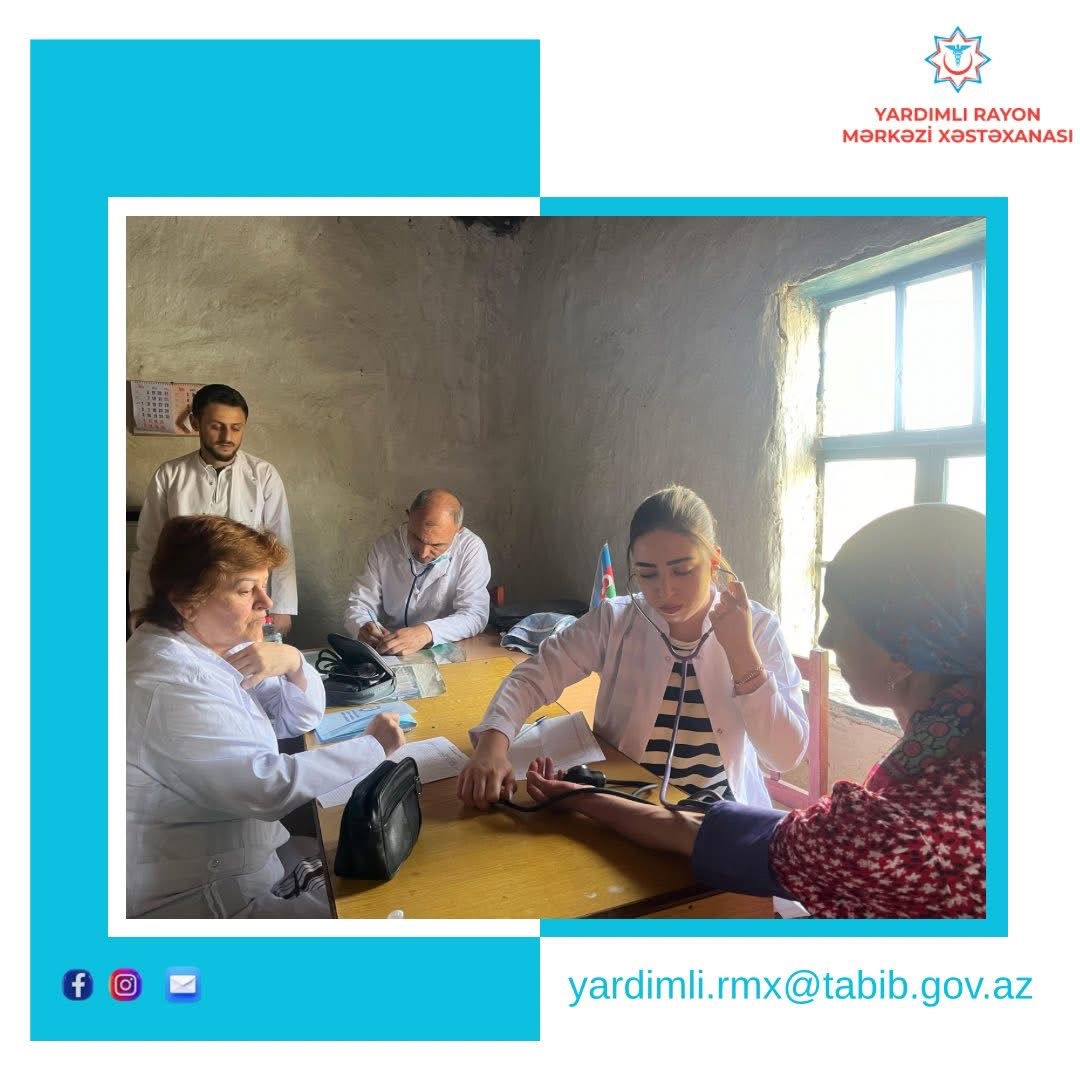 Yardımlı Rayon Mərkəzi Xəstəxanasında səyyar tibbi xidmət