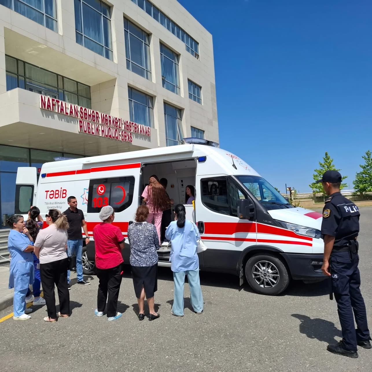 Naftalan Şəhər Mərkəzi Xəstəxanasında səyyar mamoqrafiya cihazı vasitəsi ilə skrininq müayinələri aparılır