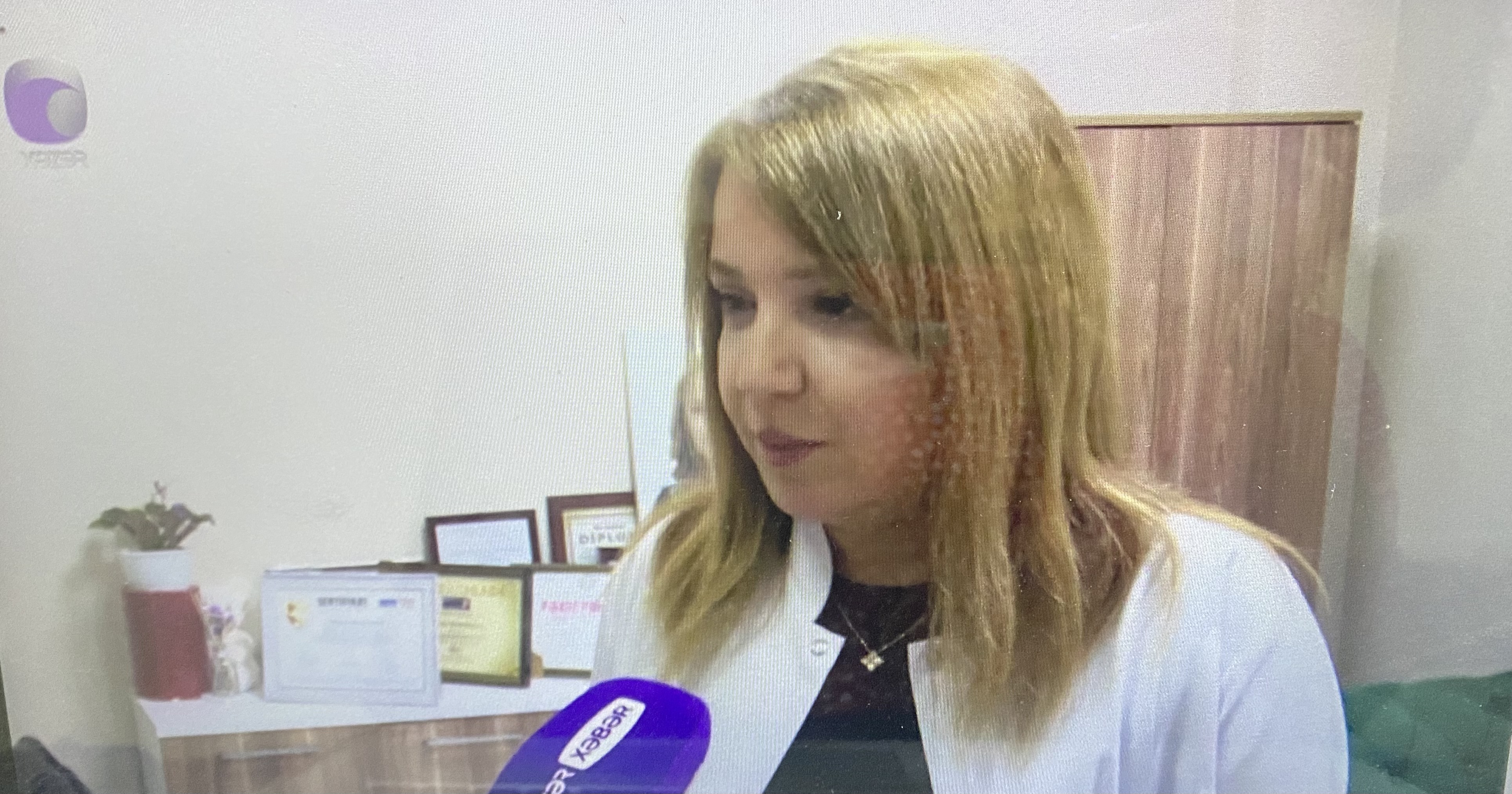 Tibb üzrə fəlsəfə doktoru Reyhan Mustafayeva Xəzər TV-nin “Xəbər ertəsi” verilişinə müsahibə verib