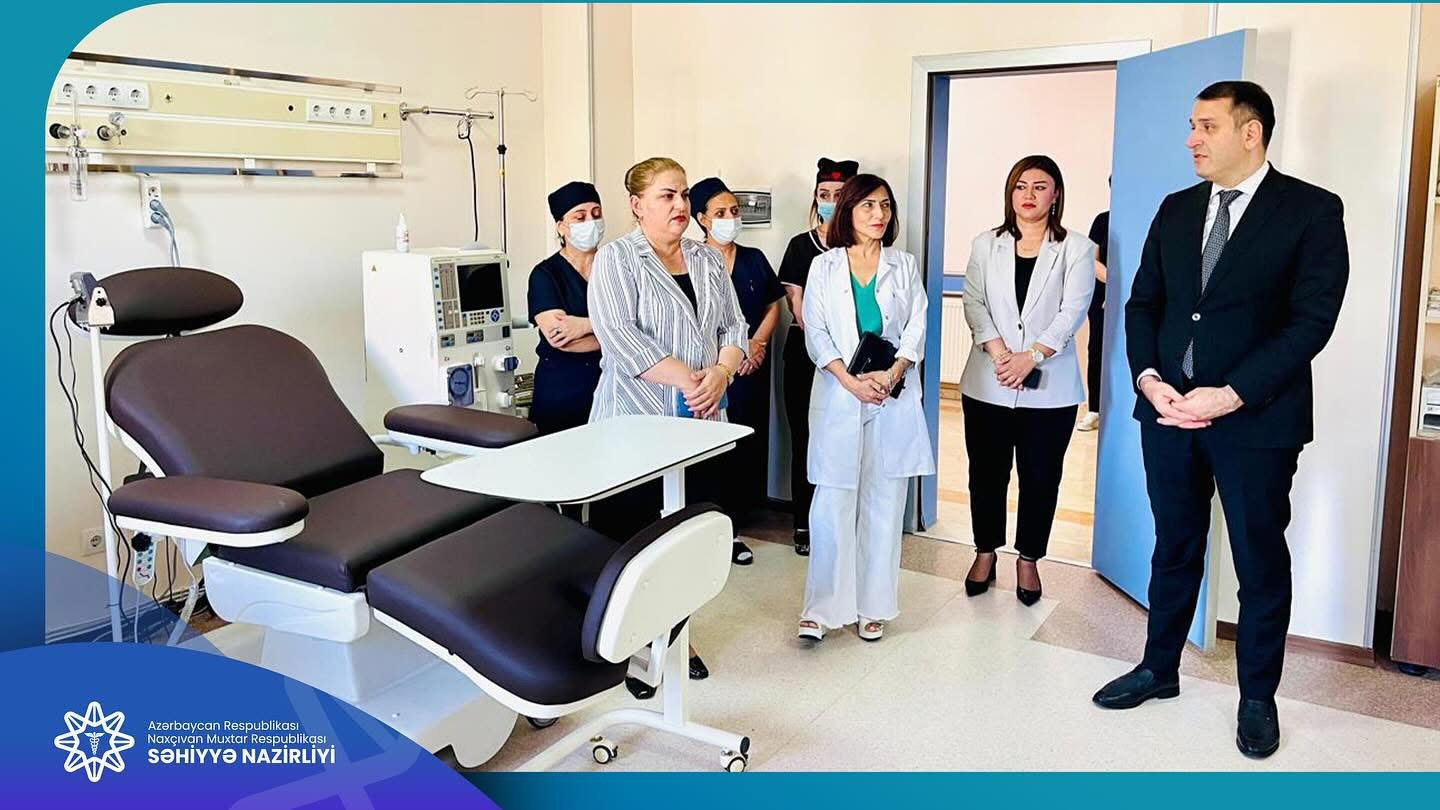 Culfa Rayon Mərkəzi Xəstəxanası müasir tibbi avadanlıqlarla təchiz olunub