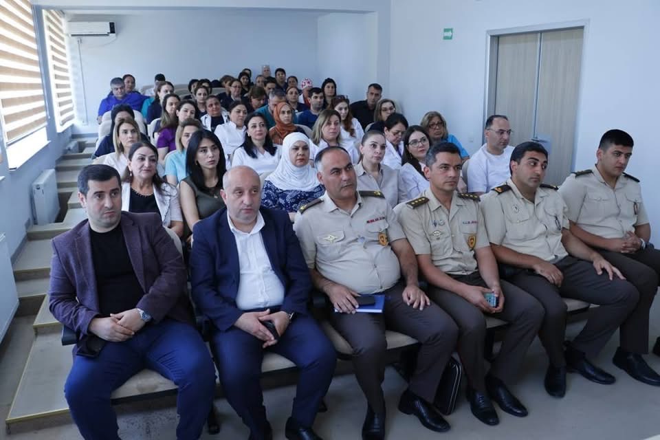 STM-in tibb müəssisələrində rəhbər heyətin mülki müdafiə məşqləri keçirilir