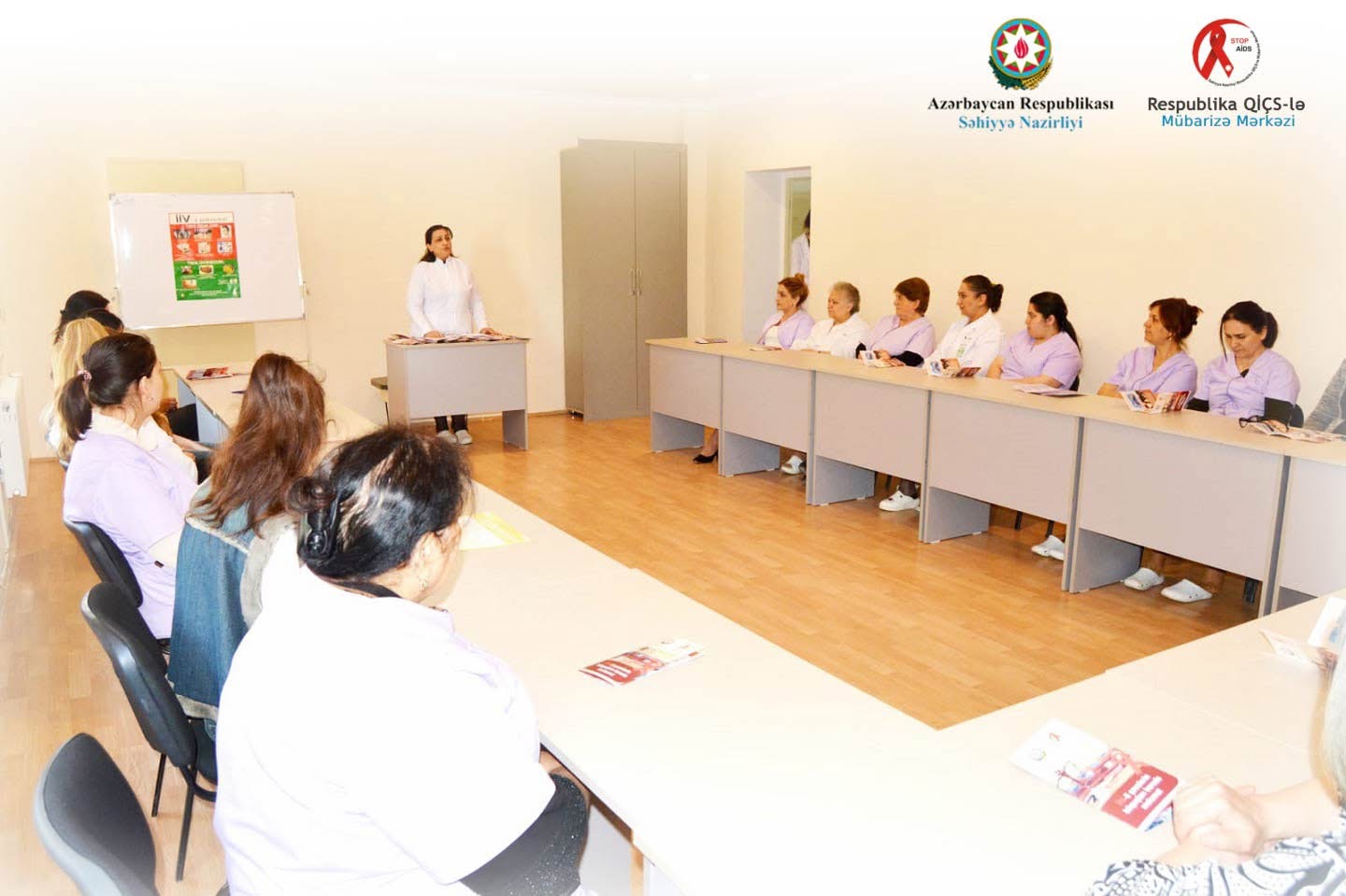 Respublika QİÇS-lə Mübarizə Mərkəzi Şamaxıda İİV-lə bağlı tədbir keçirib