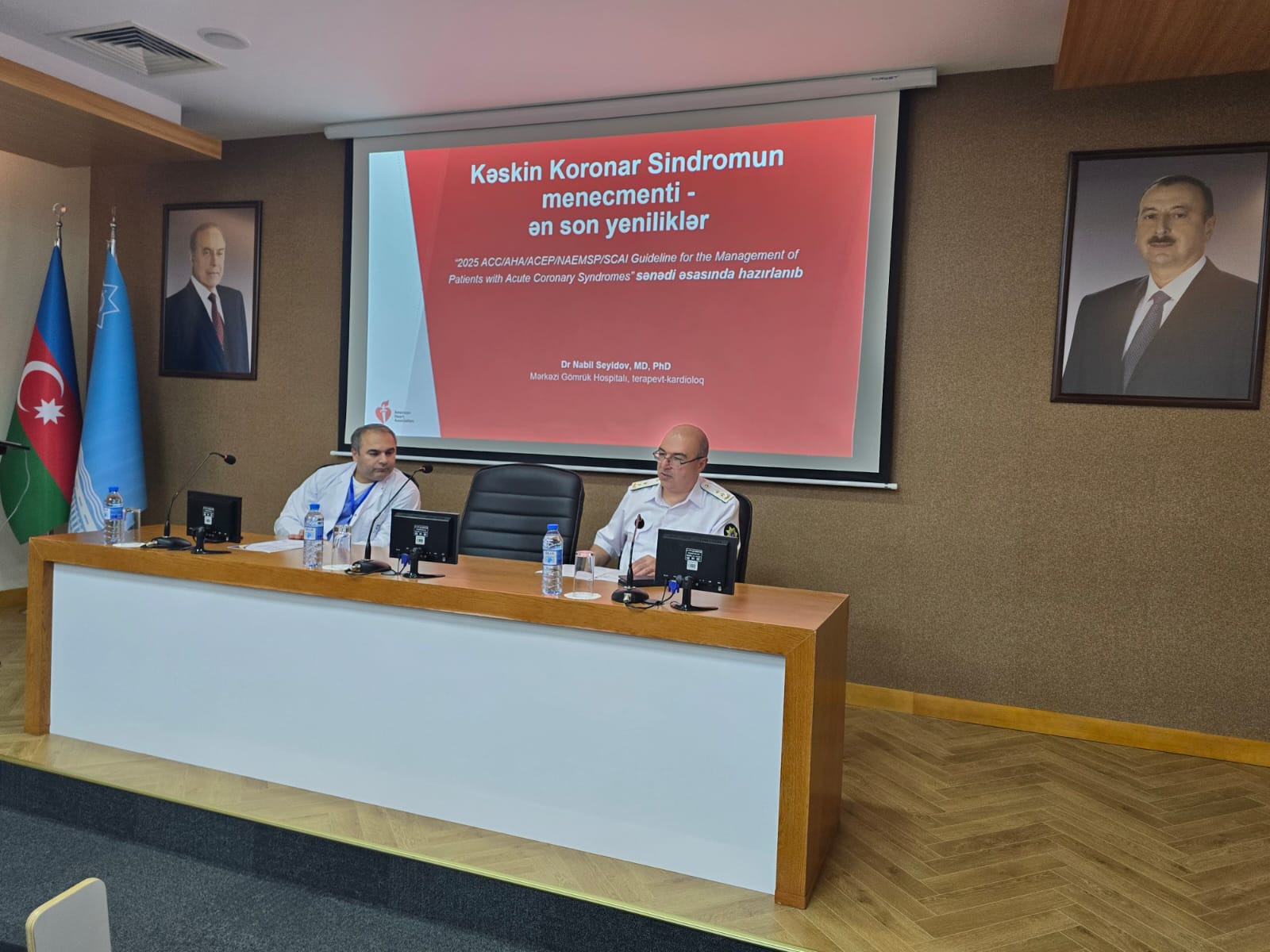  Mərkəzi Gömrük Hospitalında seminar: “Kəskin koronar sindromun menecmenti: Ən son yeniliklər”    